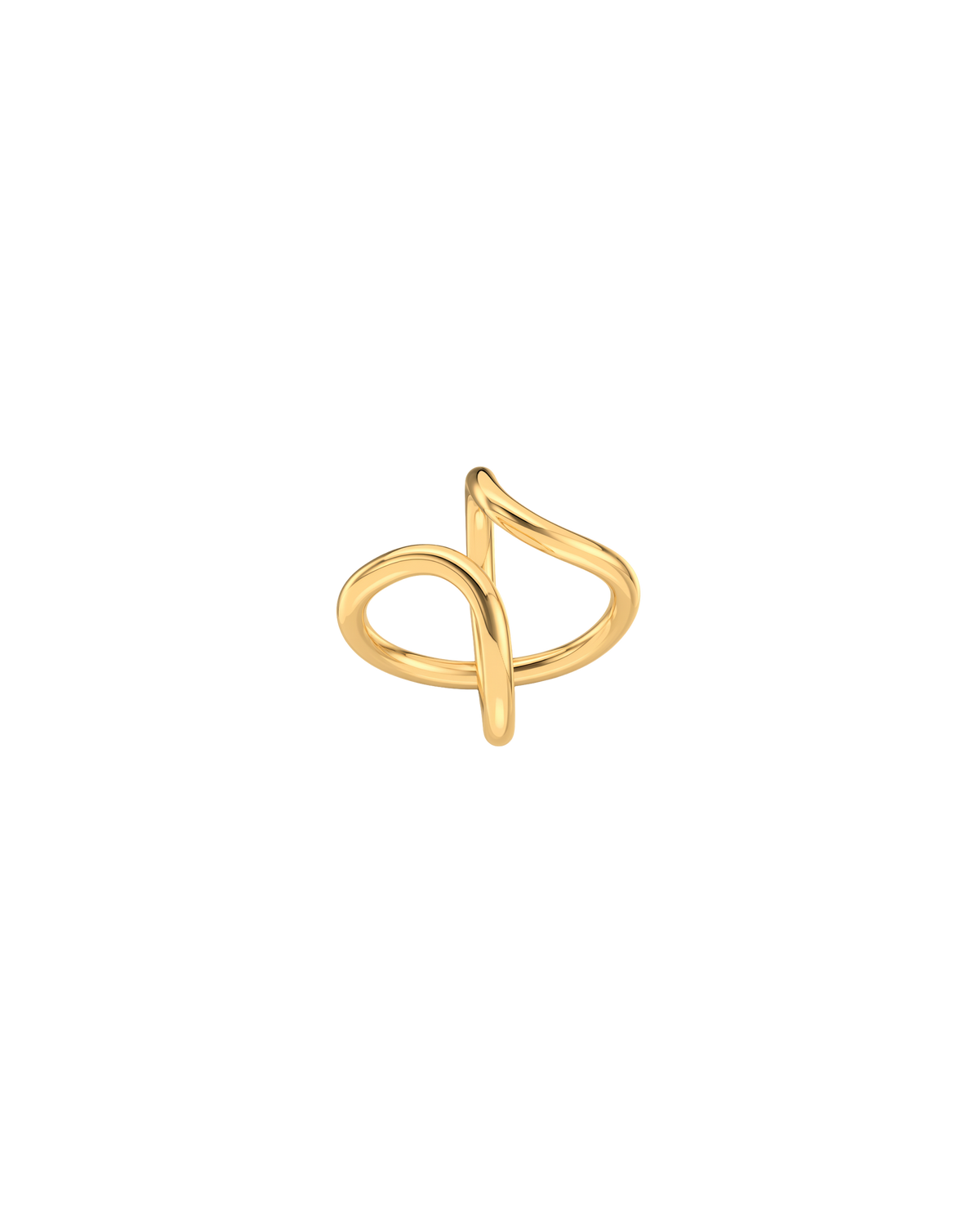 Cross Brace Ear Cuff – 18K Gold Vermeil