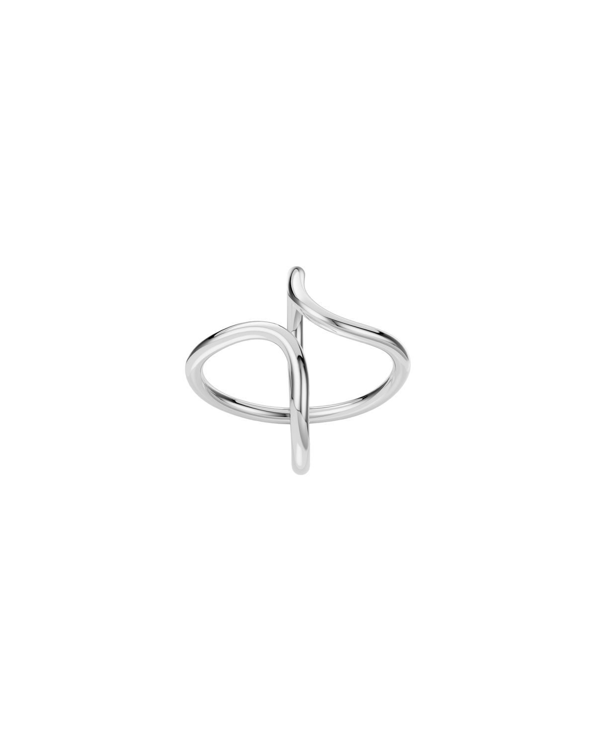 Cross Brace Ring – Sterling Silver