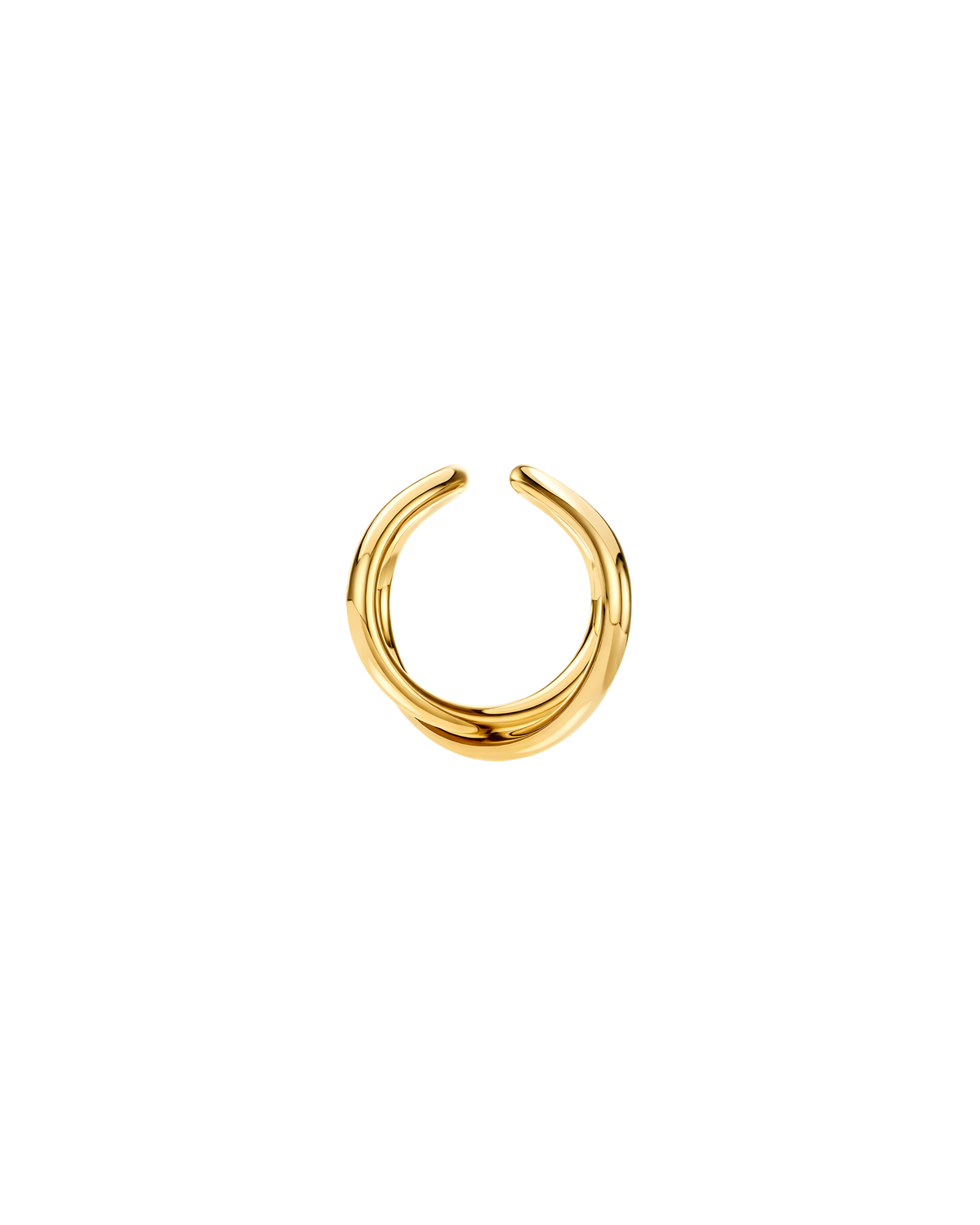 Cross Brace Ring – 18K Gold Vermeil