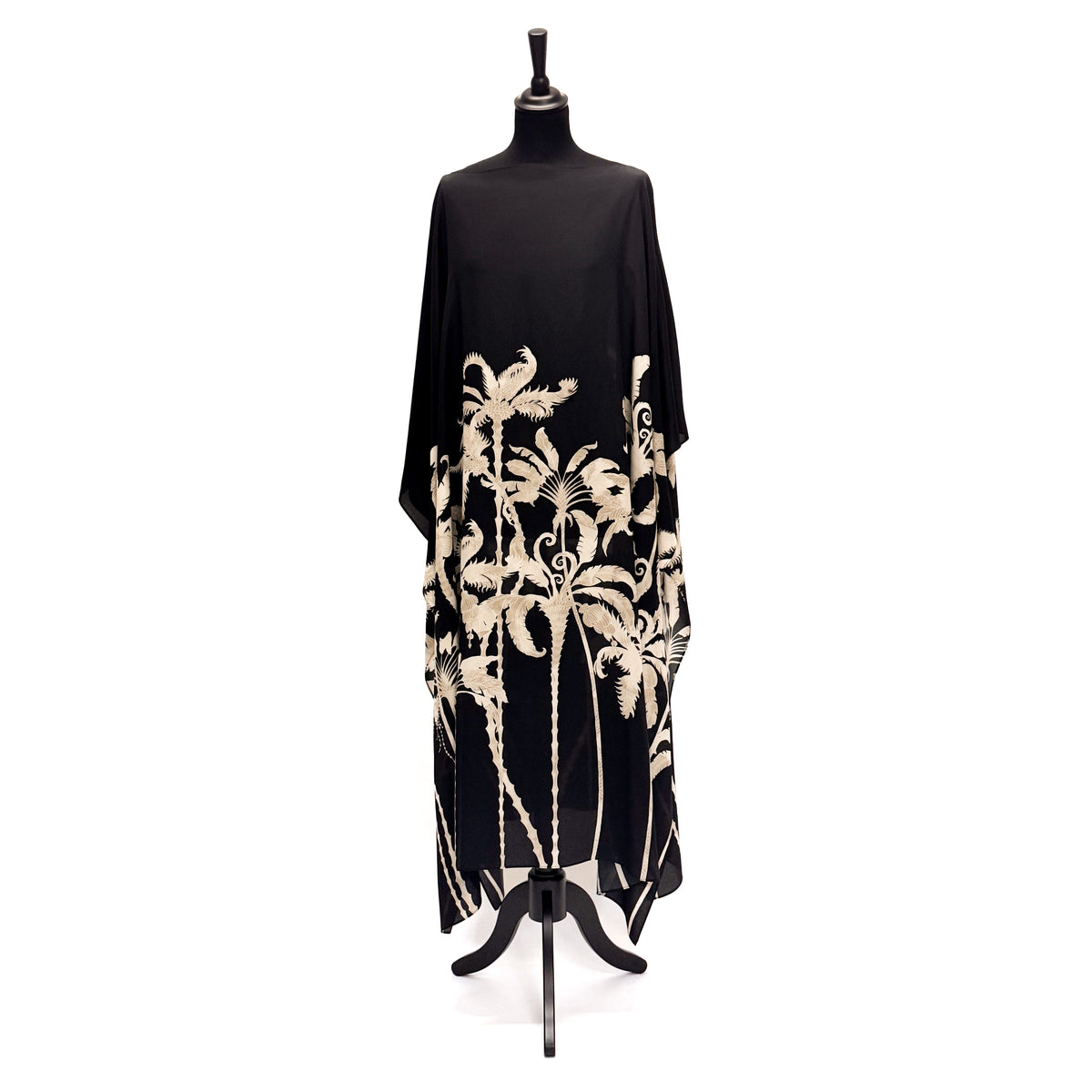 DREWY SILK BLACK PALM