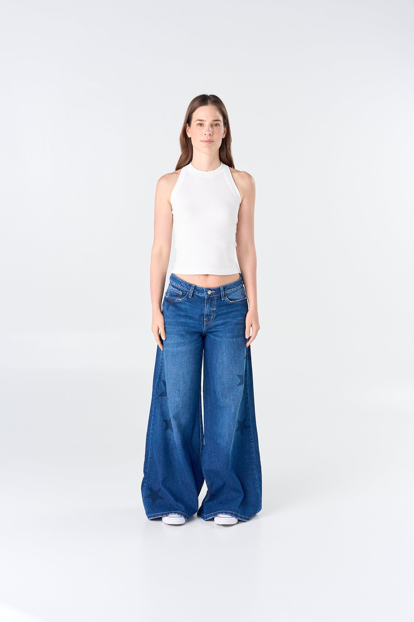 Starry Wide Leg Jean