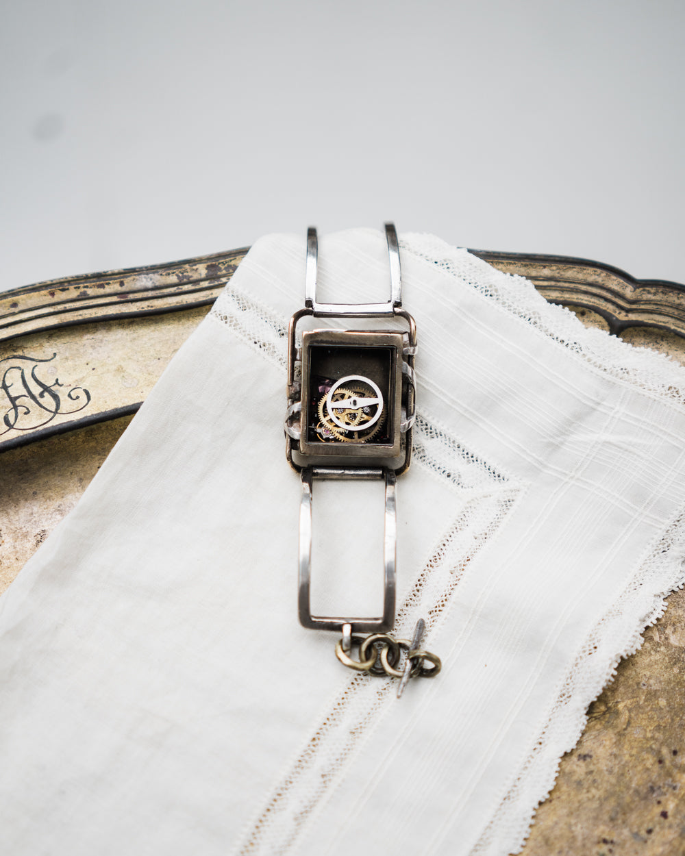 Timeless Watch bracelet in Silver (square)