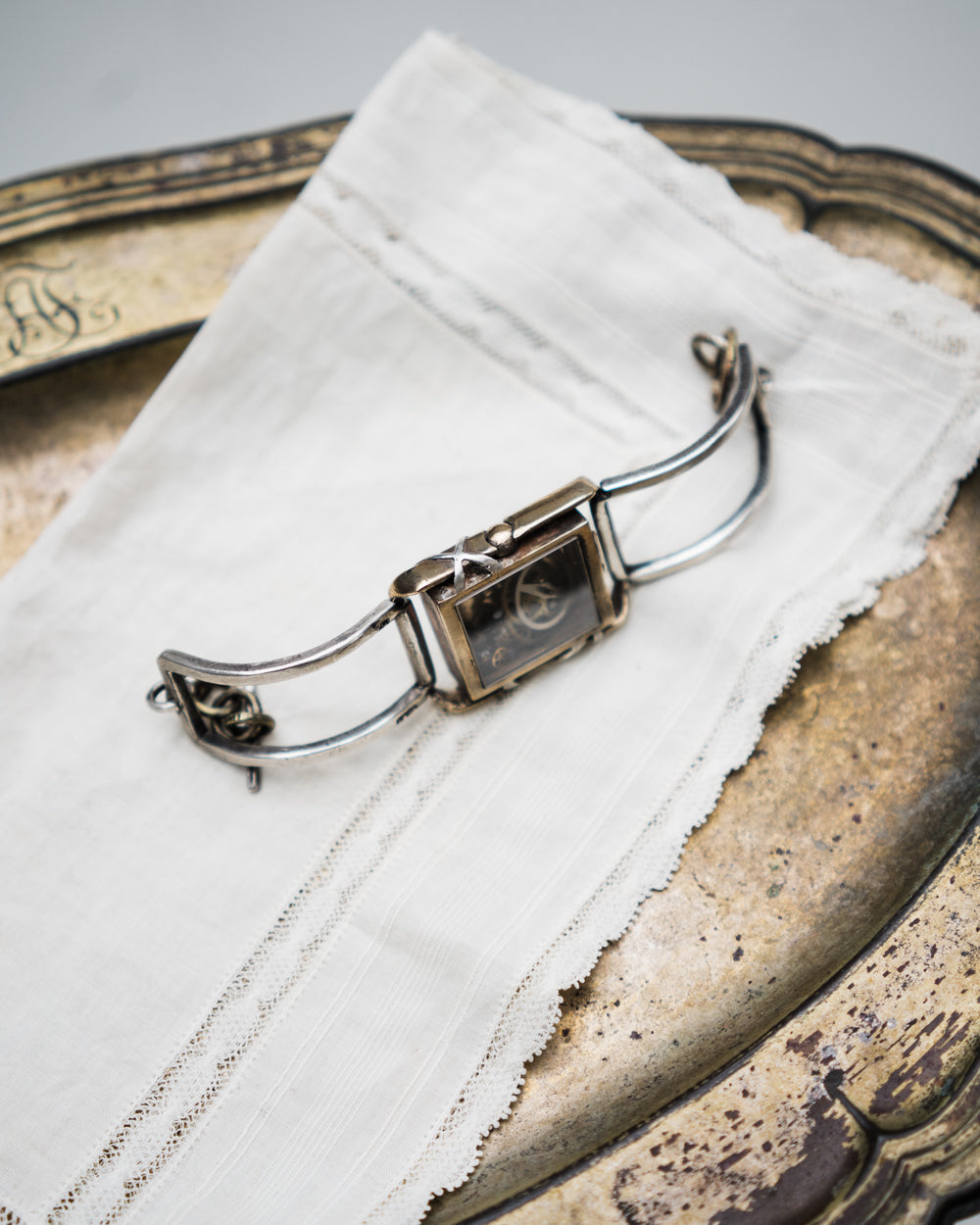 Timeless Watch bracelet in Silver (square)