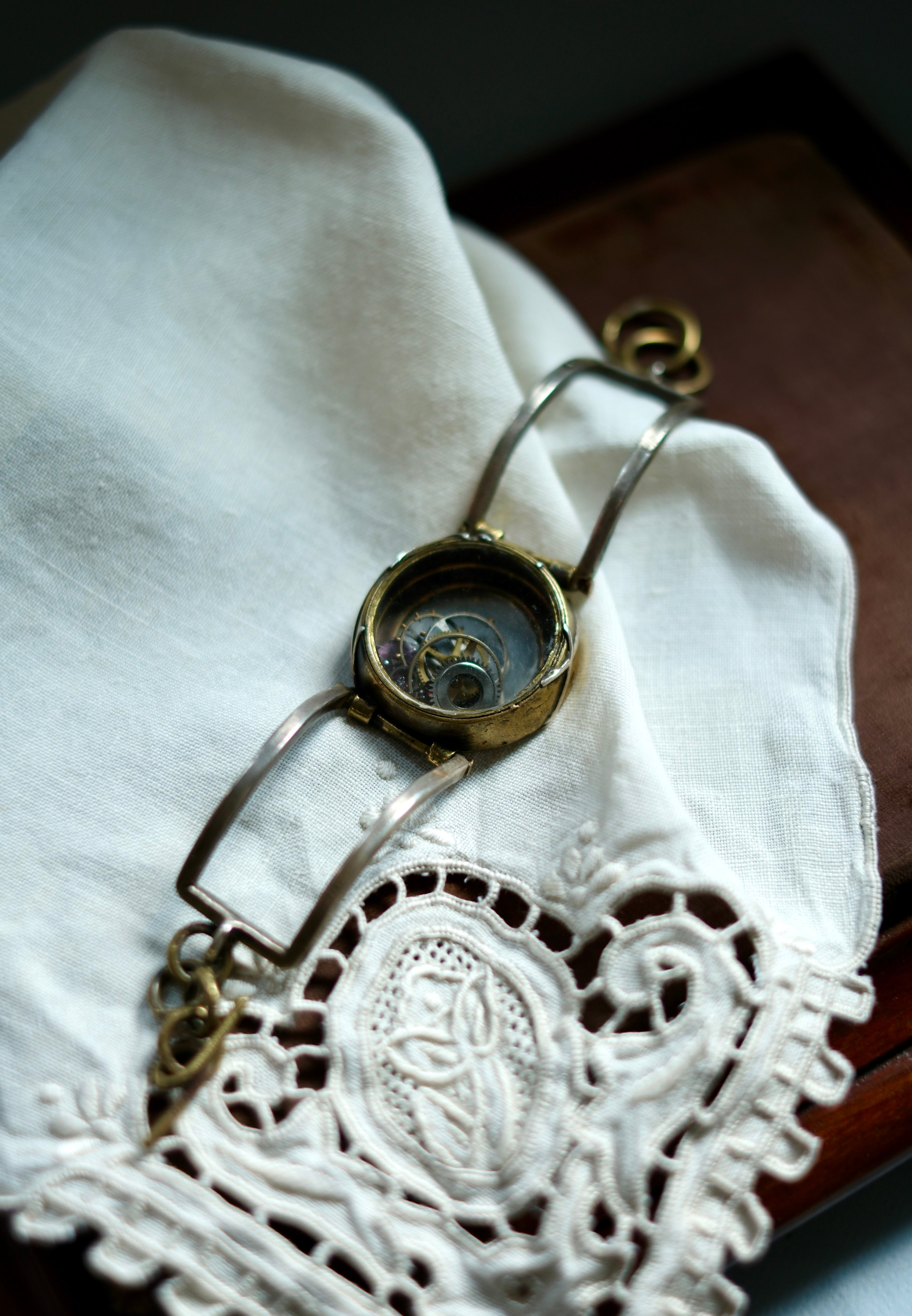 Timeless Watch bracelet in Silver (round, diameter 30mm)