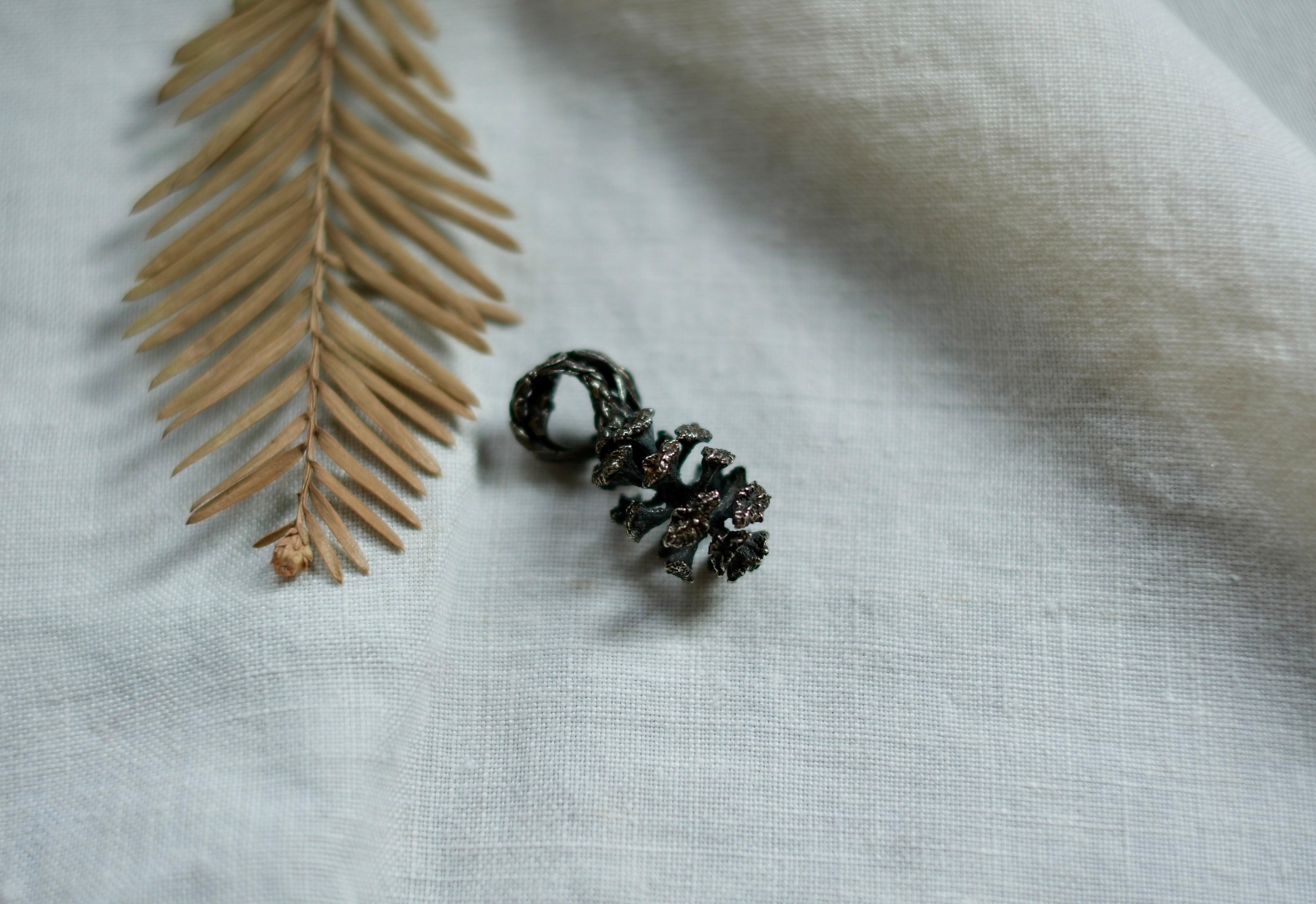 Pine Cone in Silver