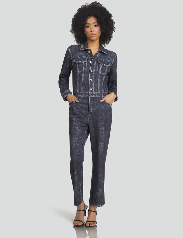 Dark Denim Nights Jumpsuit