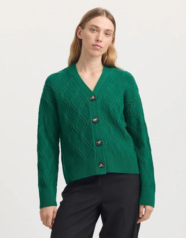 TRLE- Diamond Cable Cardigan