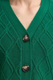 TRLE- Diamond Cable Cardigan