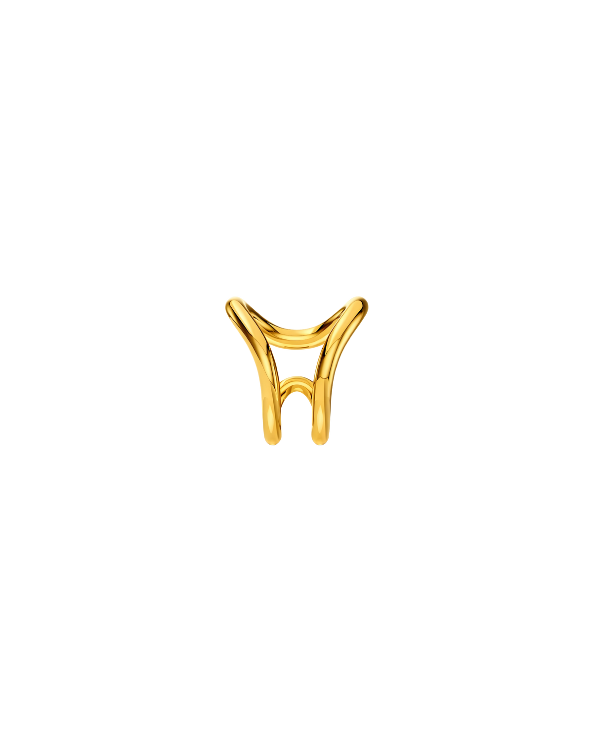Double Vault Ear Cuff – 18K Gold Vermeil