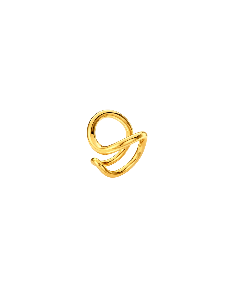 Double Vault Ear Cuff – 18K Gold Vermeil