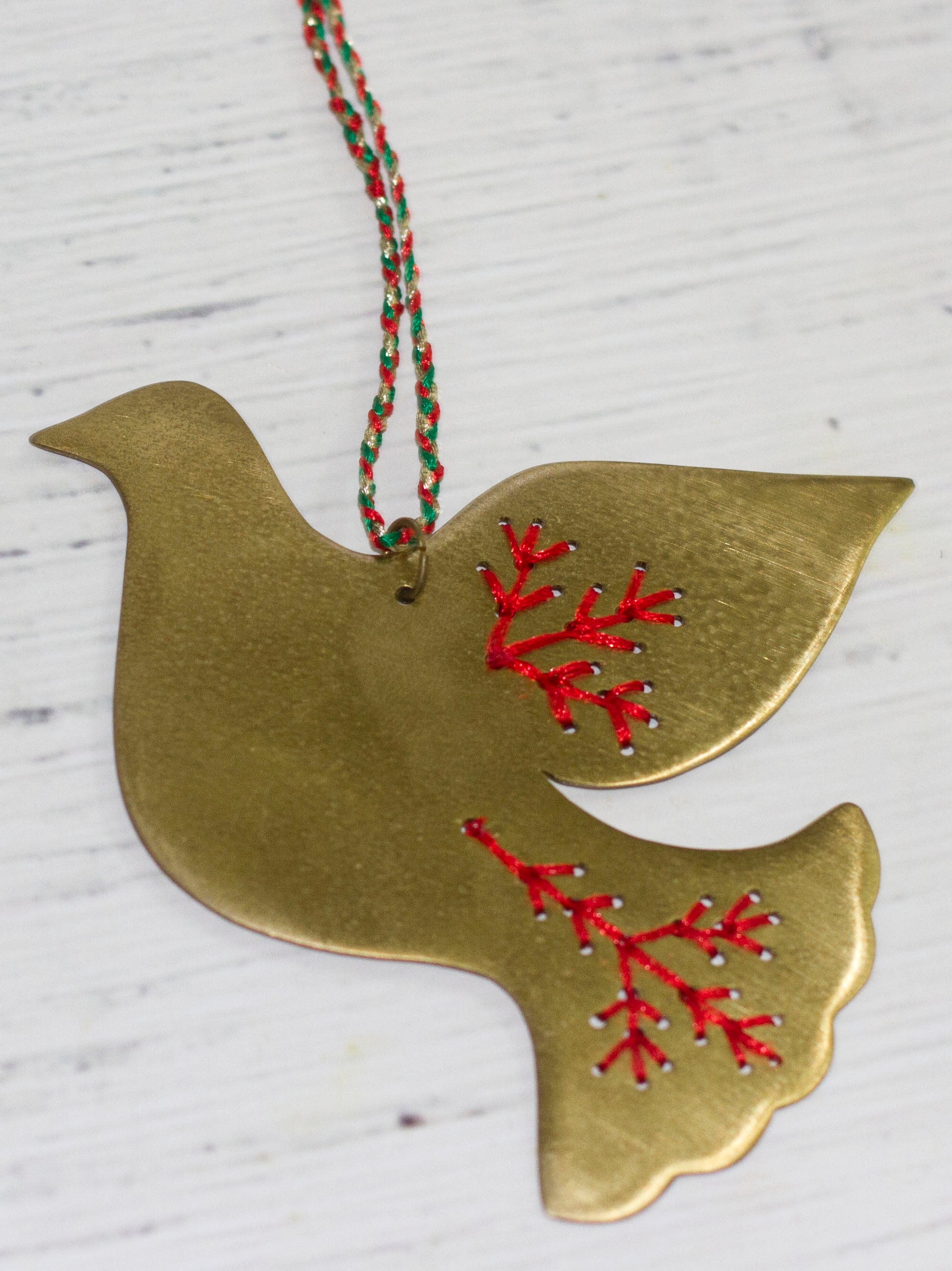 Embroidered Peace Dove