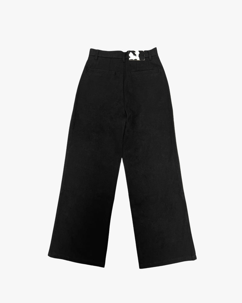 Black Pleated Pants