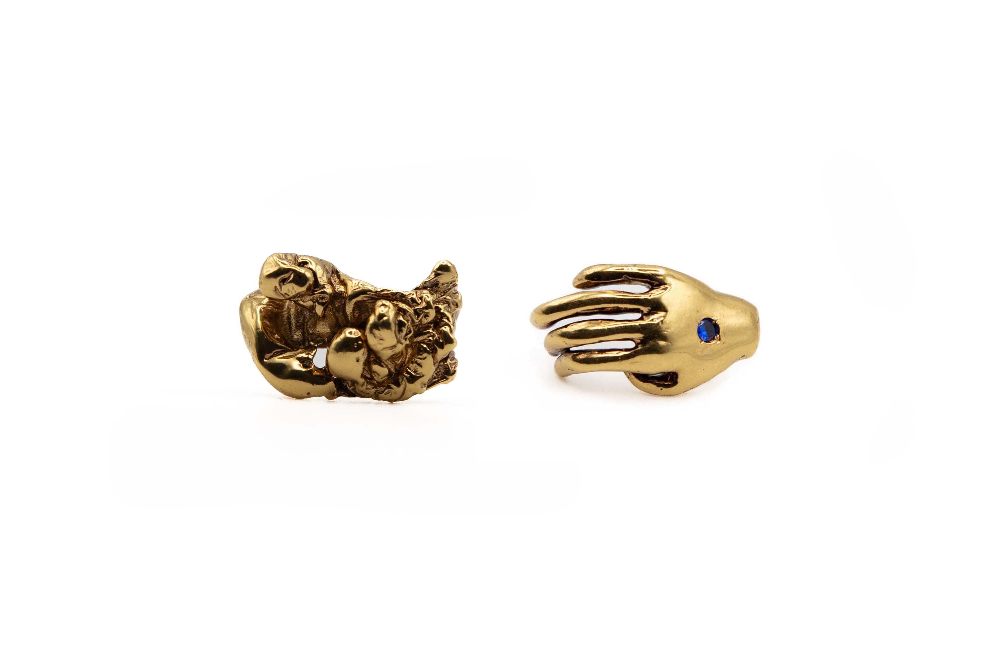 ECHO 24K gold-plated brass Earrings