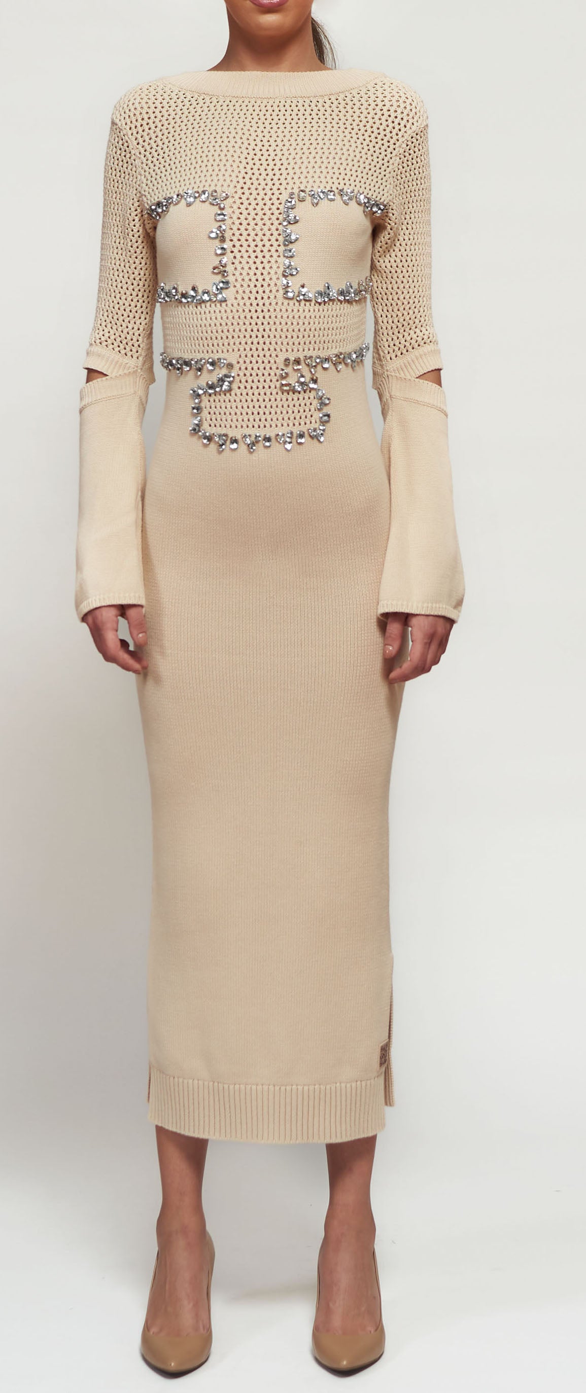 Elara-Embroidered Dress