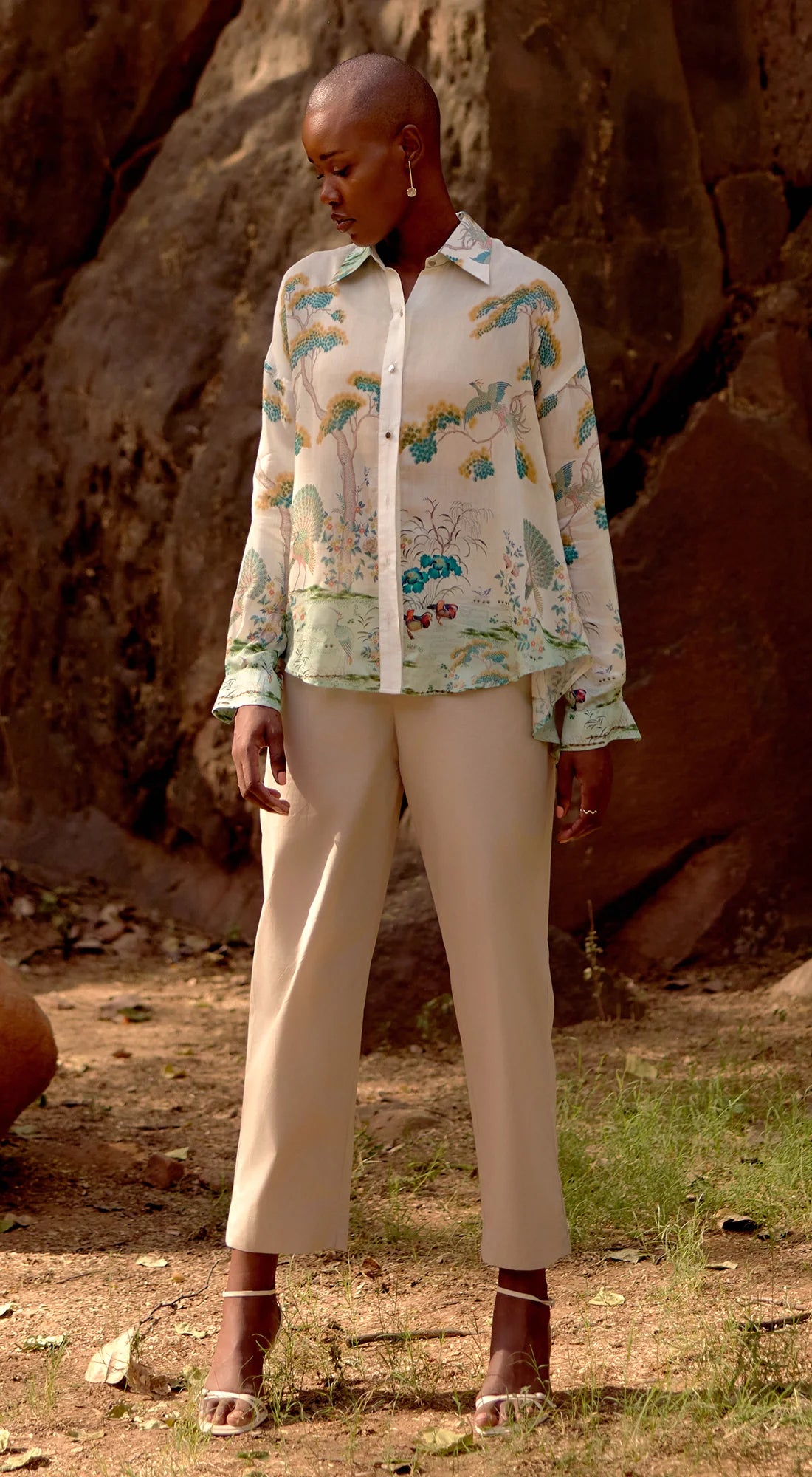 SILK SHIRT WHITE