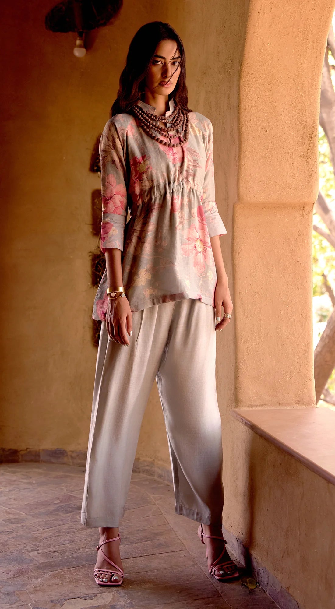 COTTON LINEN BLEND SHIRT