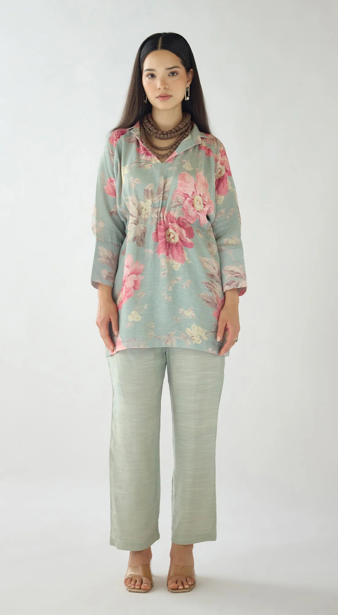COTTON LINEN BLEND SHIRT