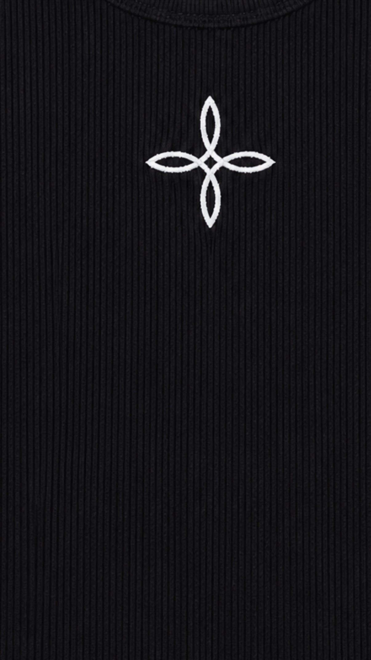 EMBLEM RIBBED TANK