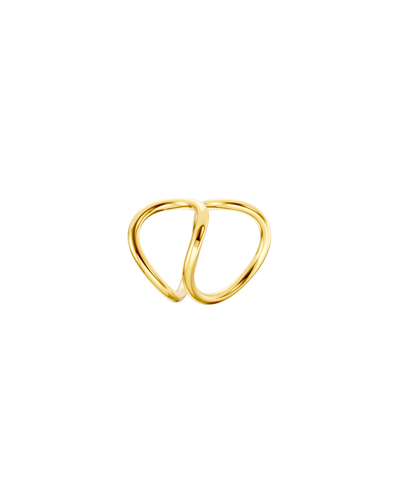 Embrace Ring – 18K Gold Vermeil