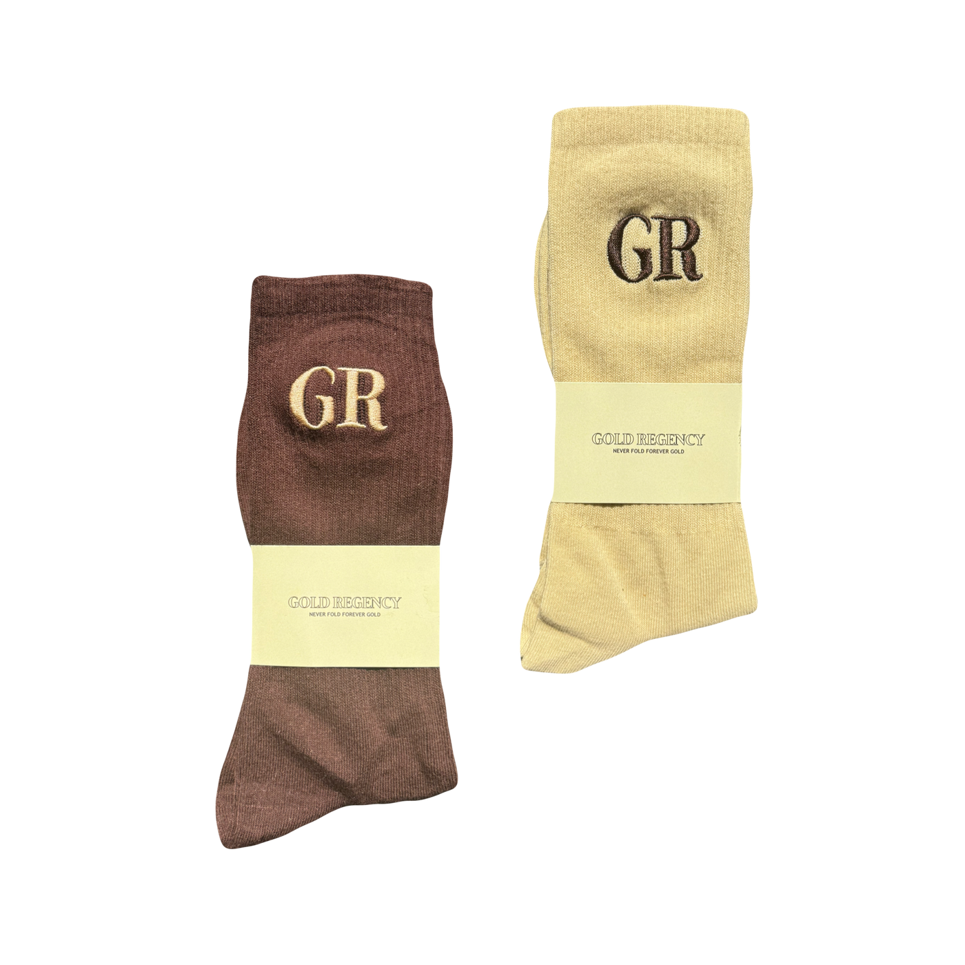 Never Fold Embroidered Logo Sock