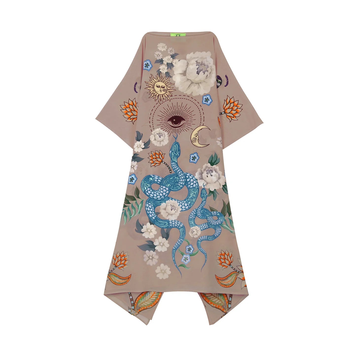 Peafowl Silk Tunic