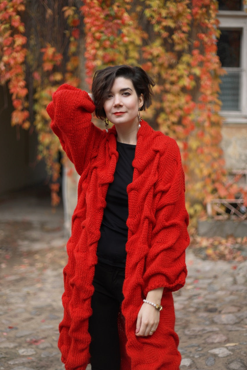 Flame Waves cardigan