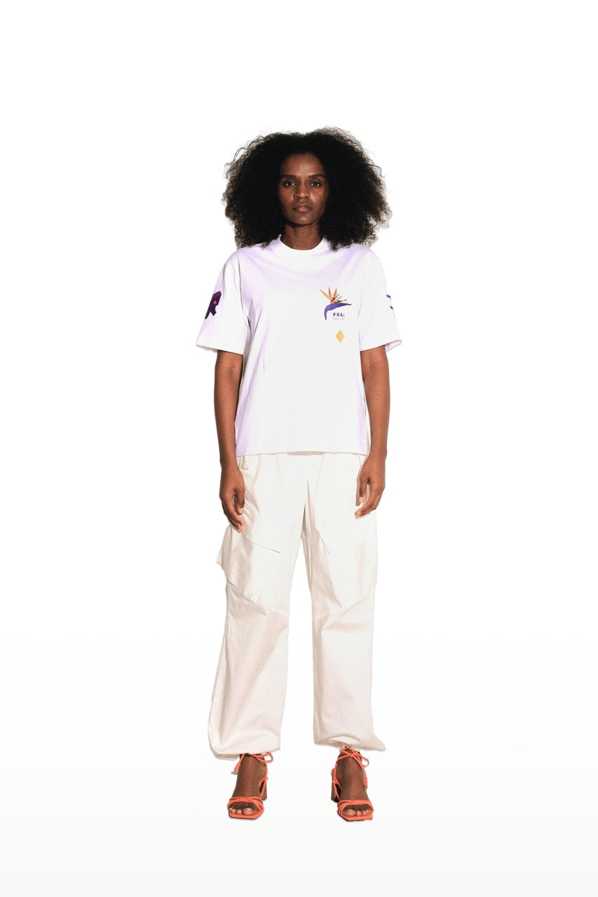 Blue Method white short Tee (MBTN0)