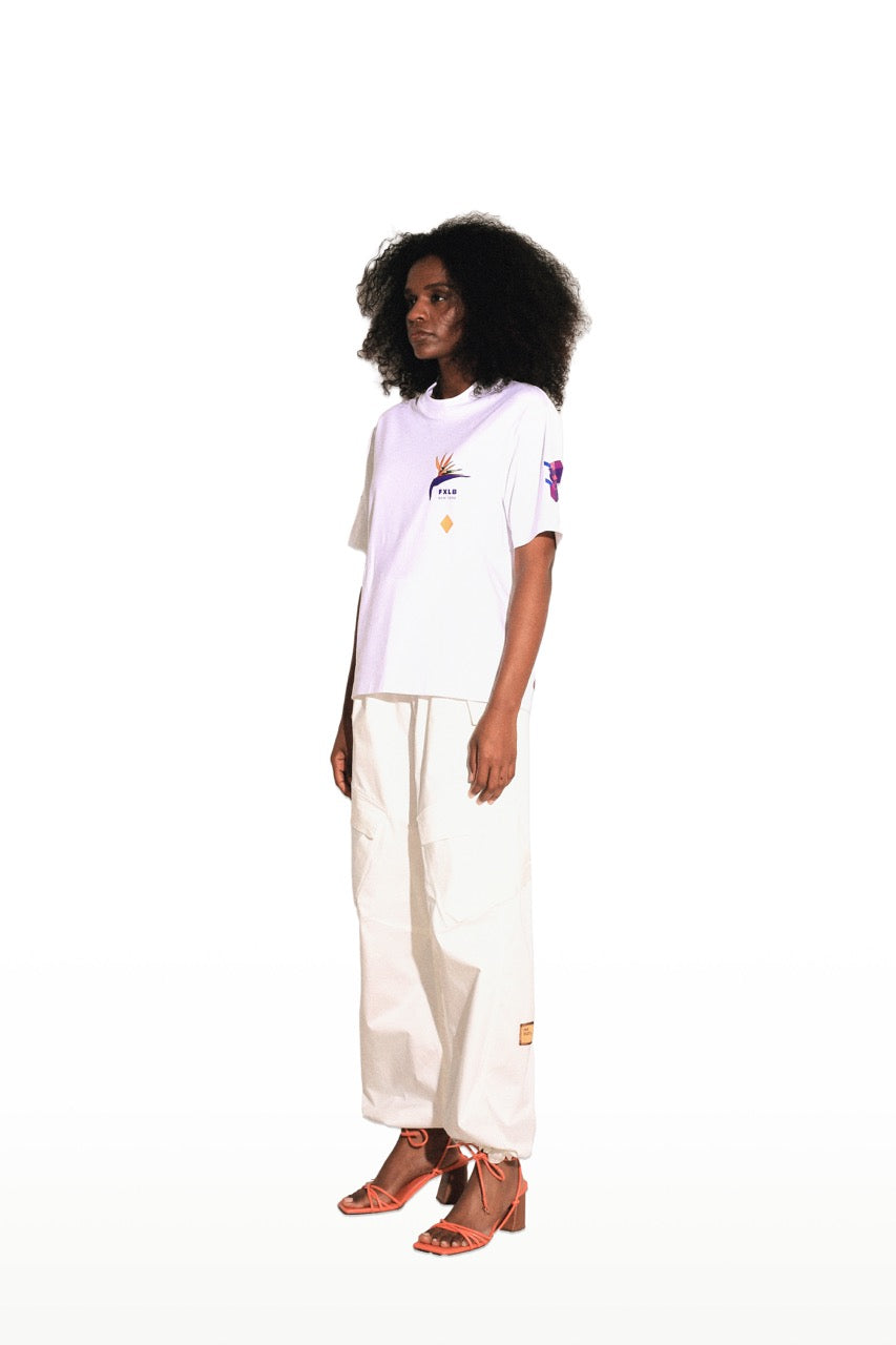 Blue Method white short Tee (MBTN0)