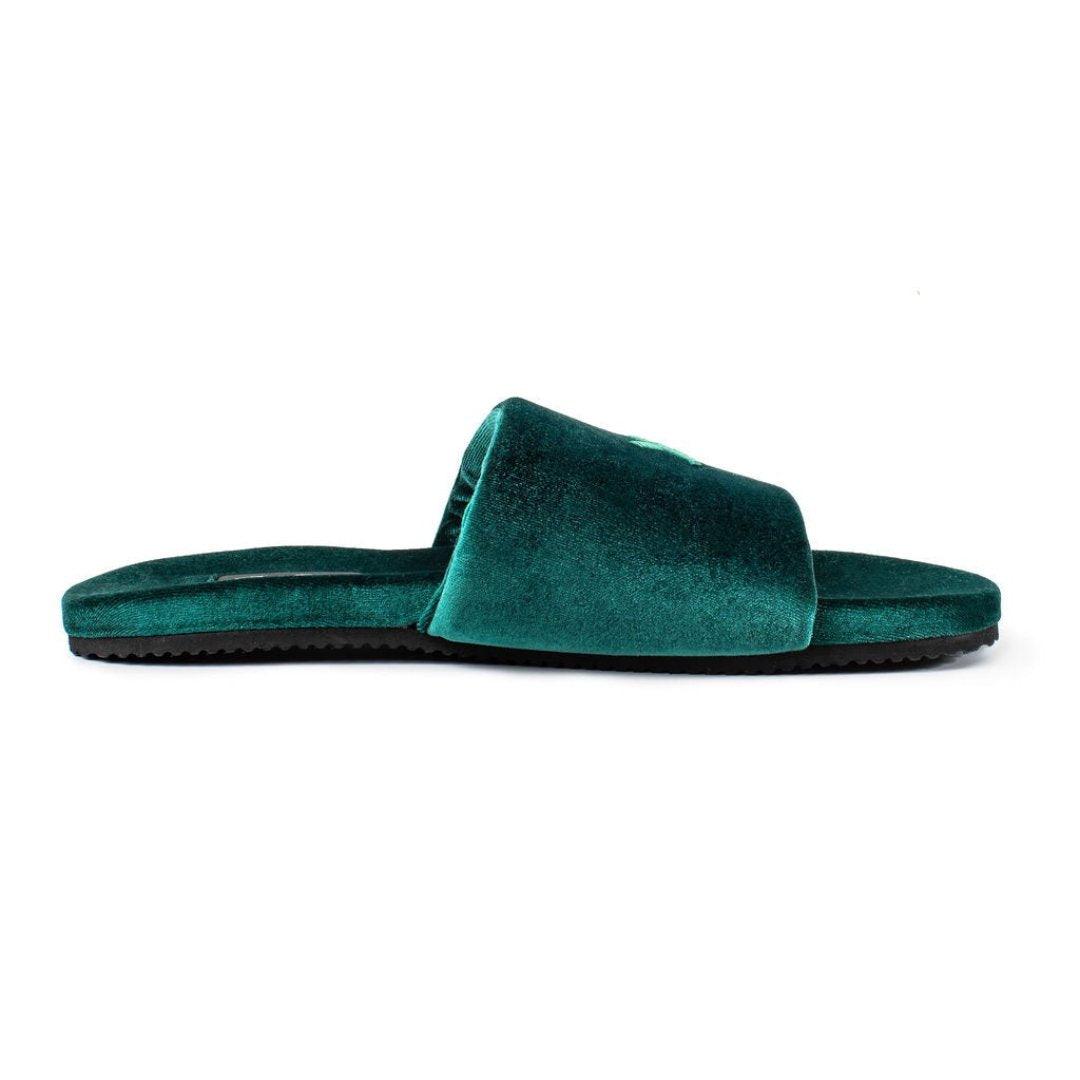 Men's Emerald Velvet House Slide