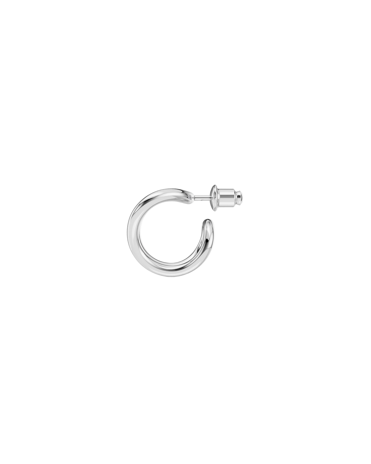 Double Vault Earrings Small – Sterling Silver