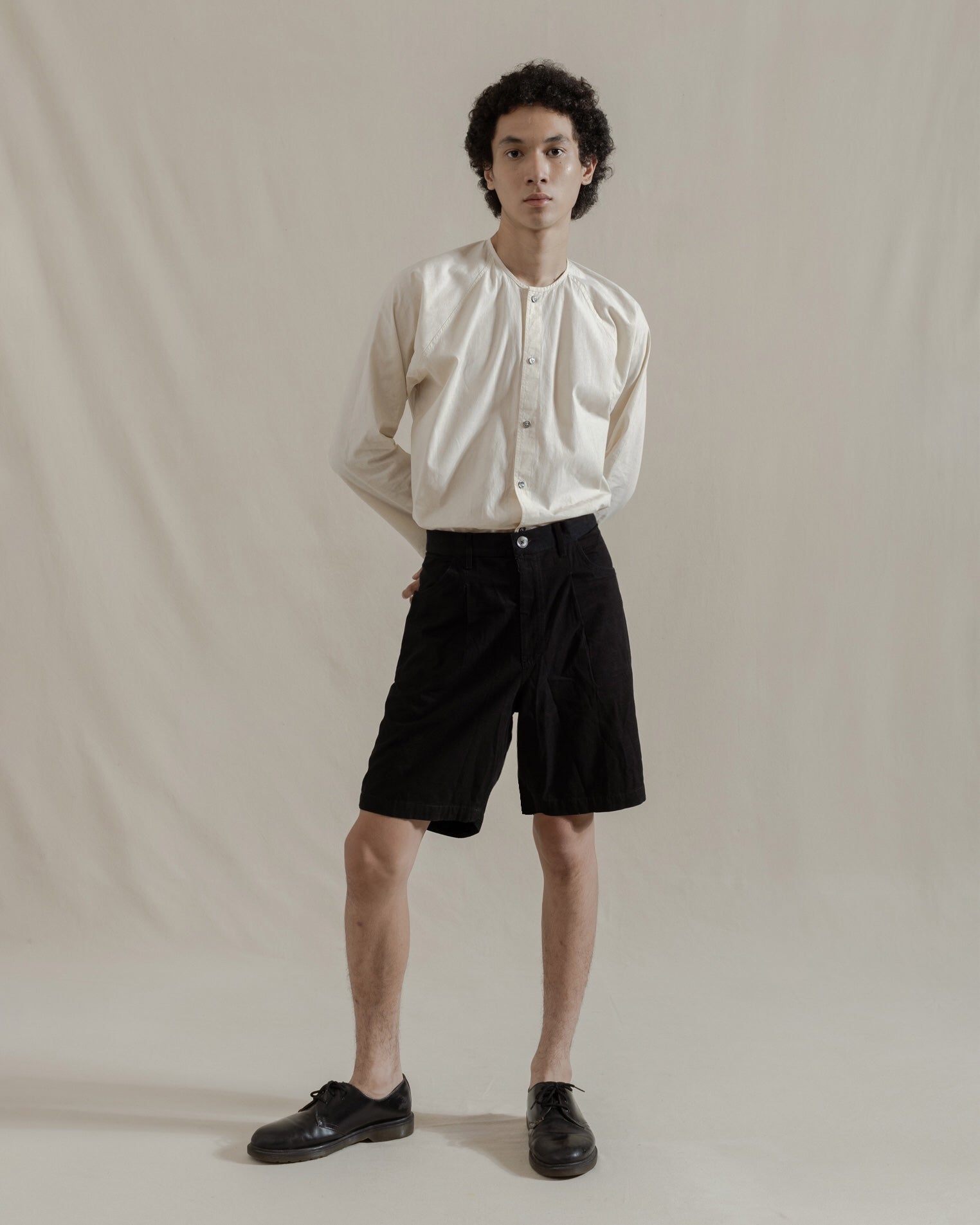 HARA - Everyday Shorts - Indigo Black - Cotton Heavy