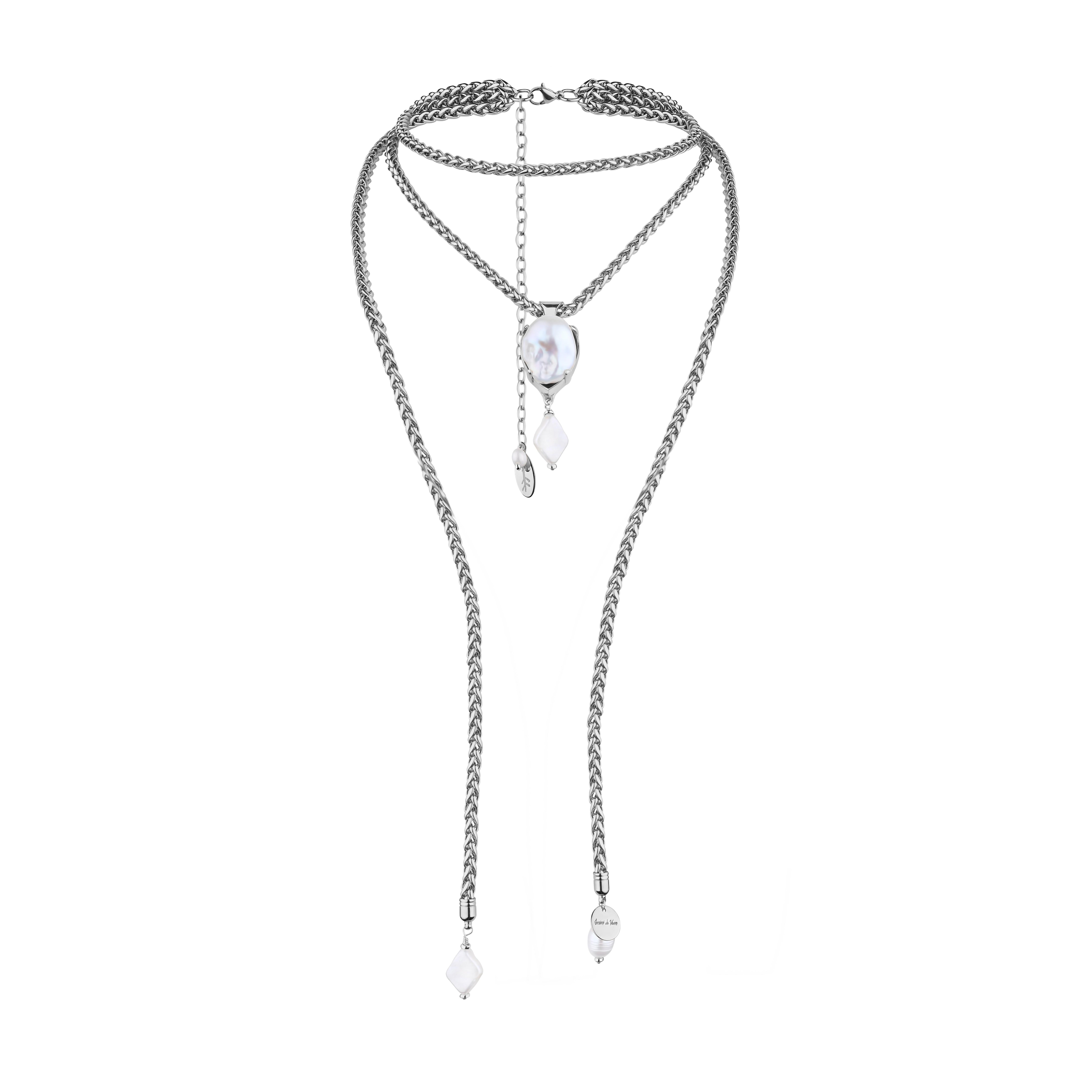 “ODESA” DOUBLE CHAIN NECKLACE