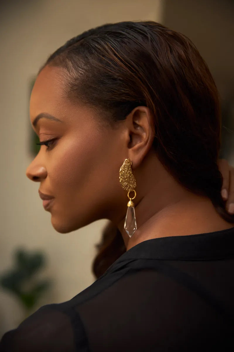 Adwoa Gold Plated Earrings