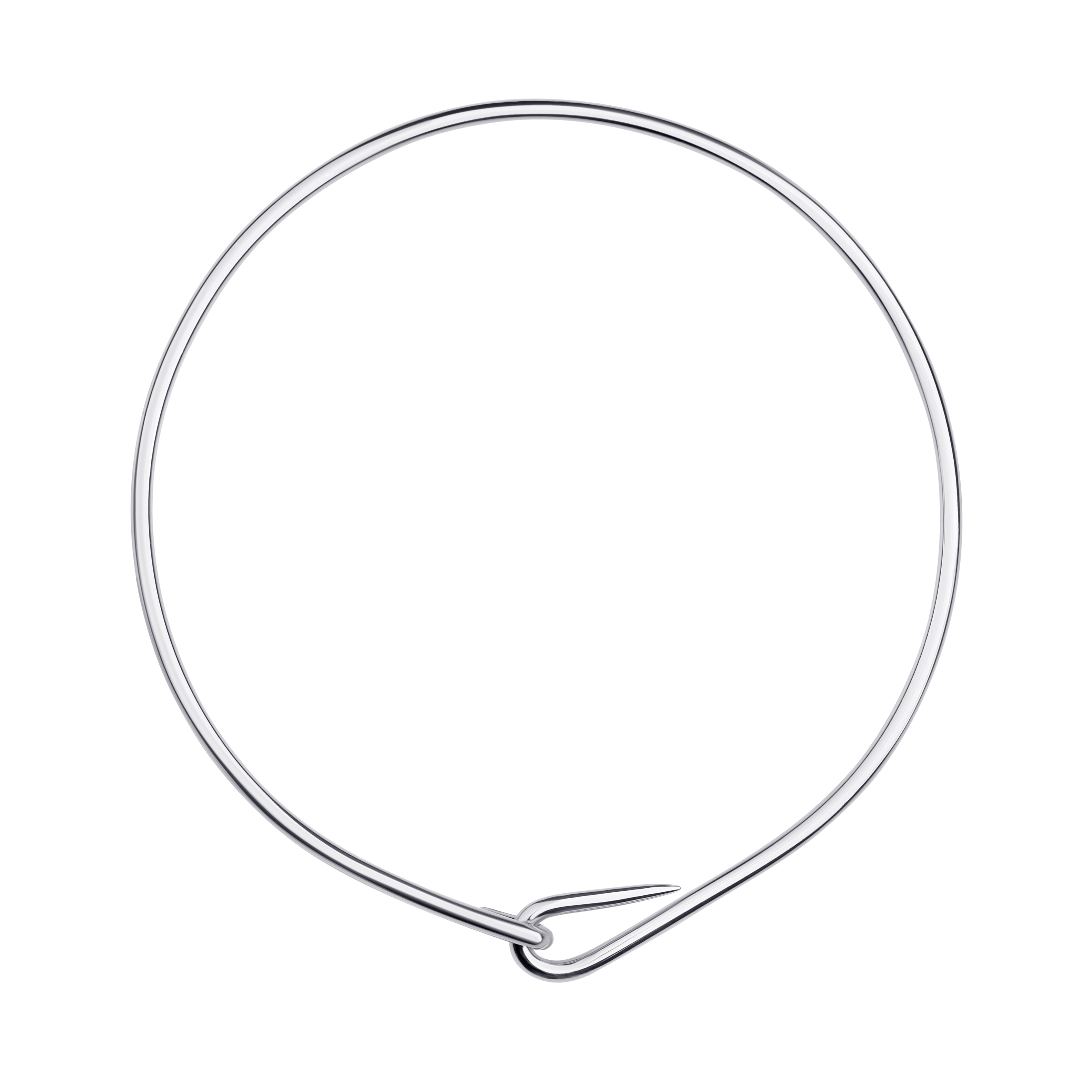 “LOOP” NECKLACE SILVER
