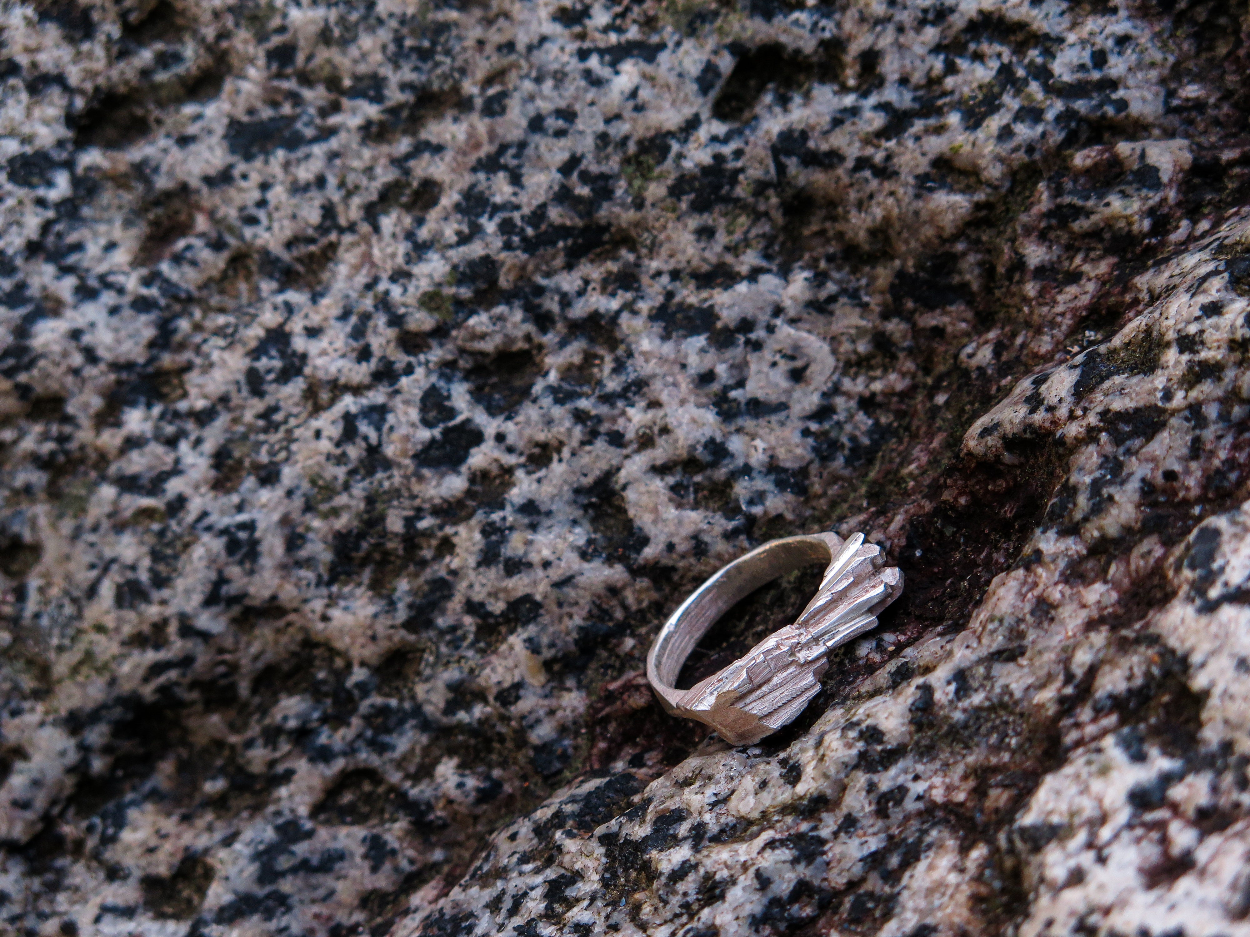 small crystal rings