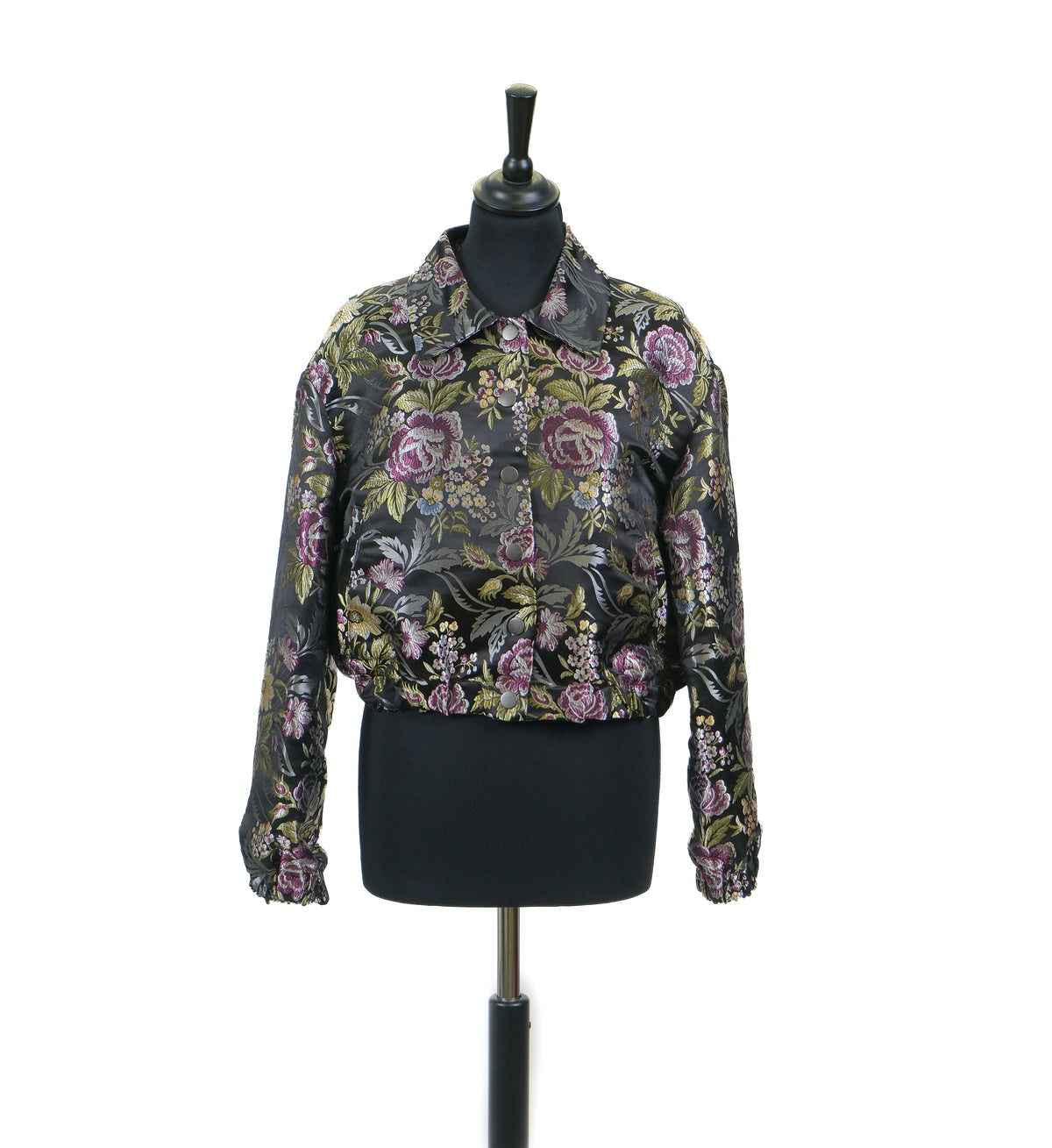 JILL MIXED FIBERS BLACK CHINOIS