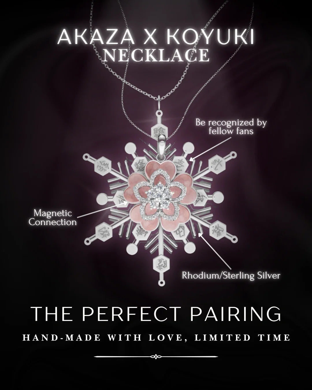 Upper Moon Three and Blossom Necklace Collection