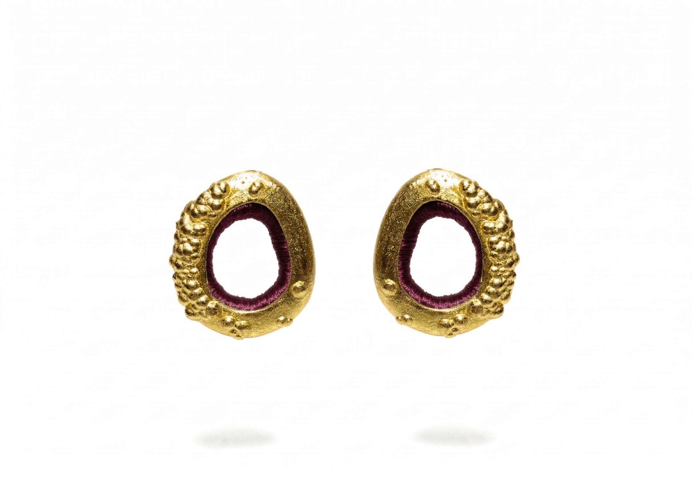 MINI JUNTOS GOLD-PLATED EARRINGS