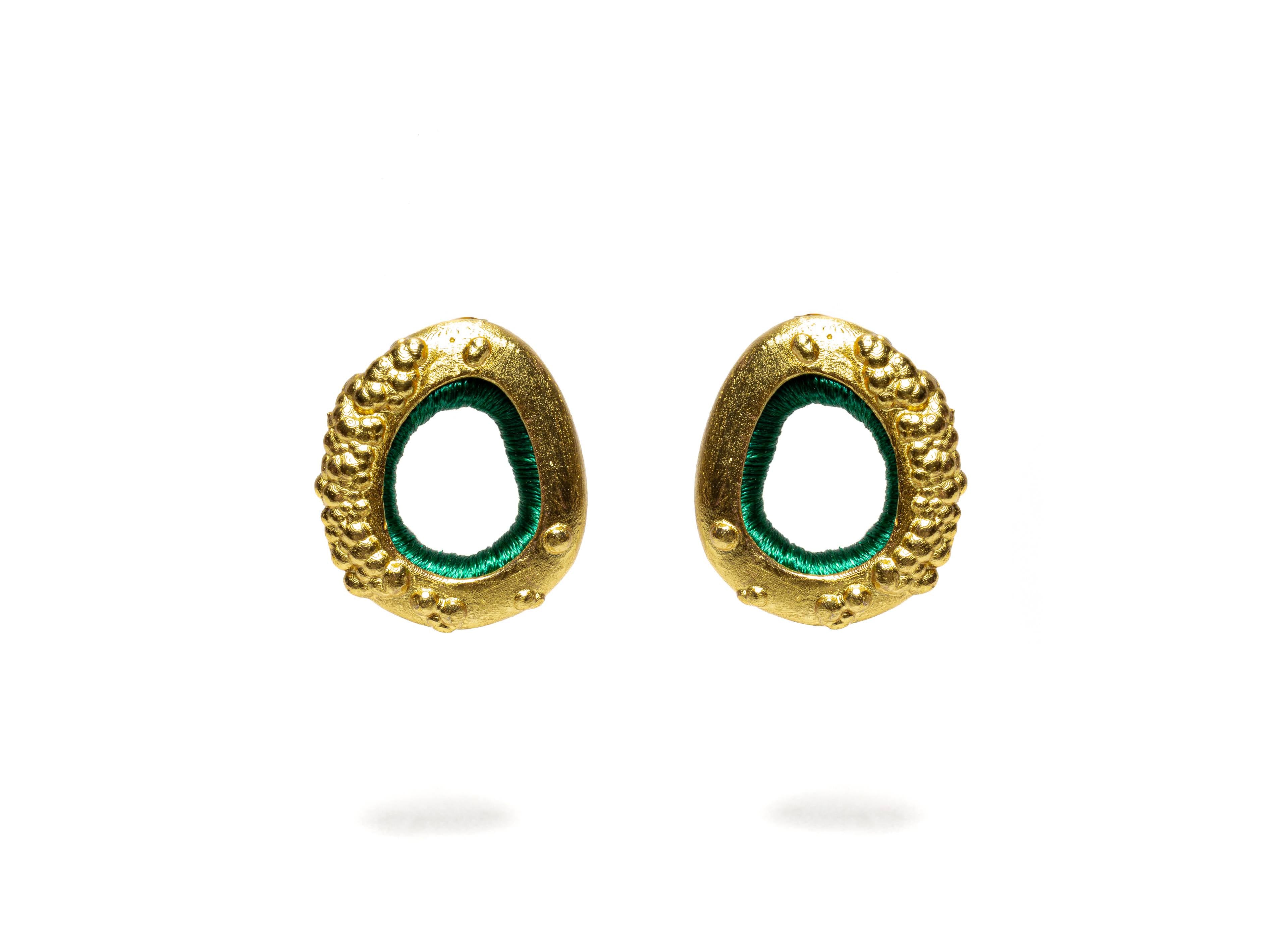 MINI JUNTOS GOLD-PLATED EARRINGS