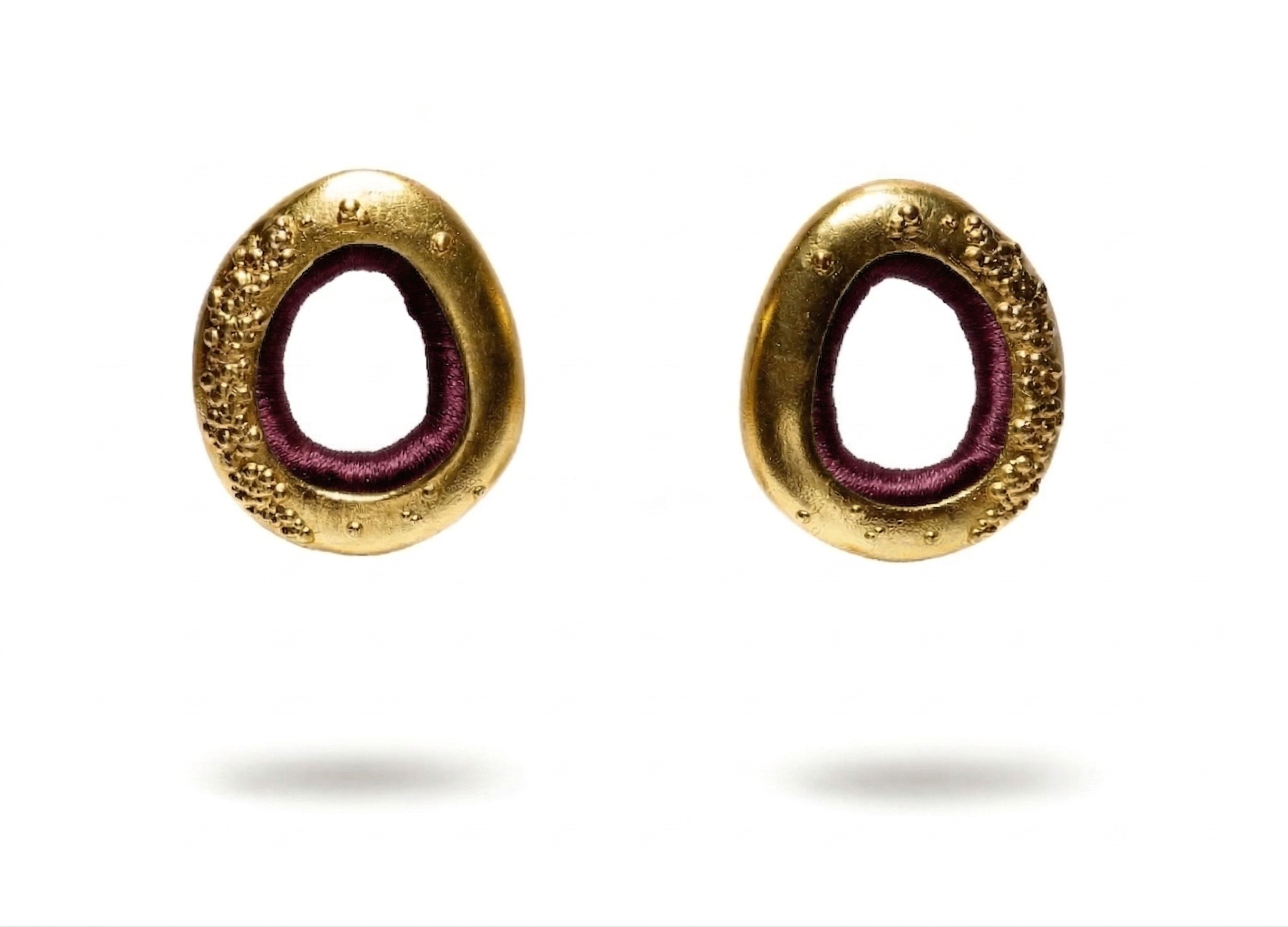 MAXI JUNTOS GOLD-PLATED EARRINGS
