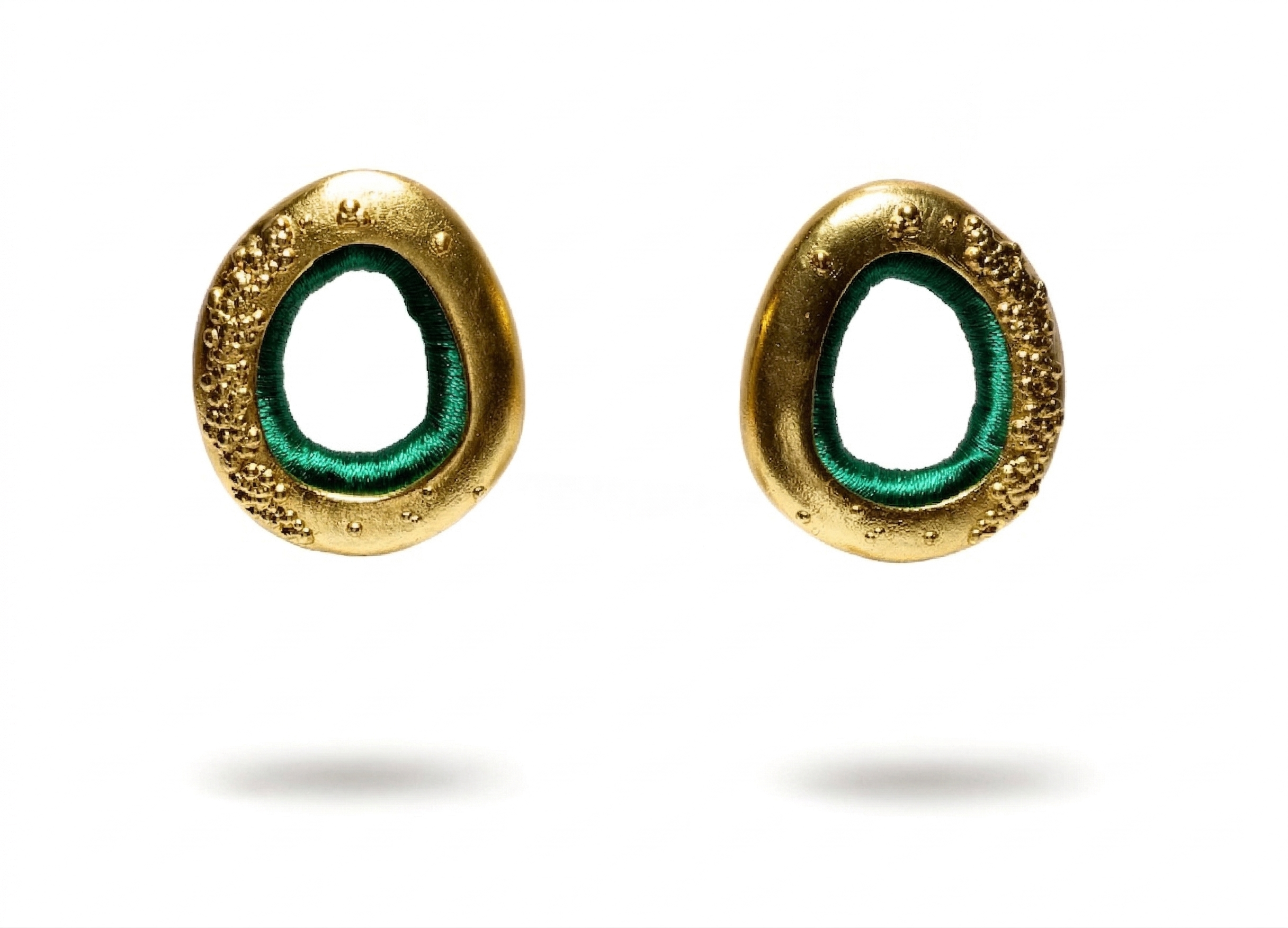 MAXI JUNTOS GOLD-PLATED EARRINGS