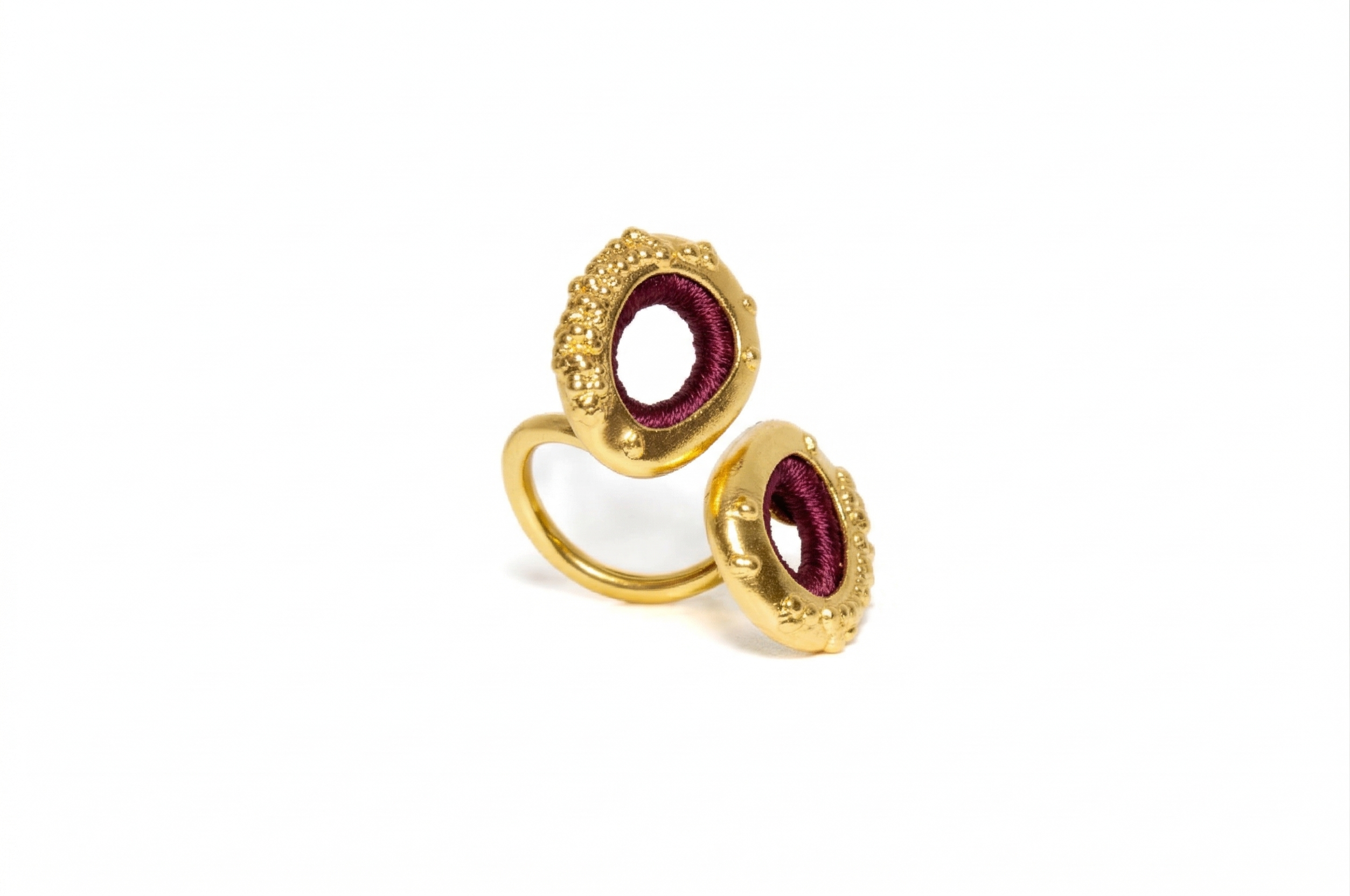 LOS DOS GOLD-PLATED RING
