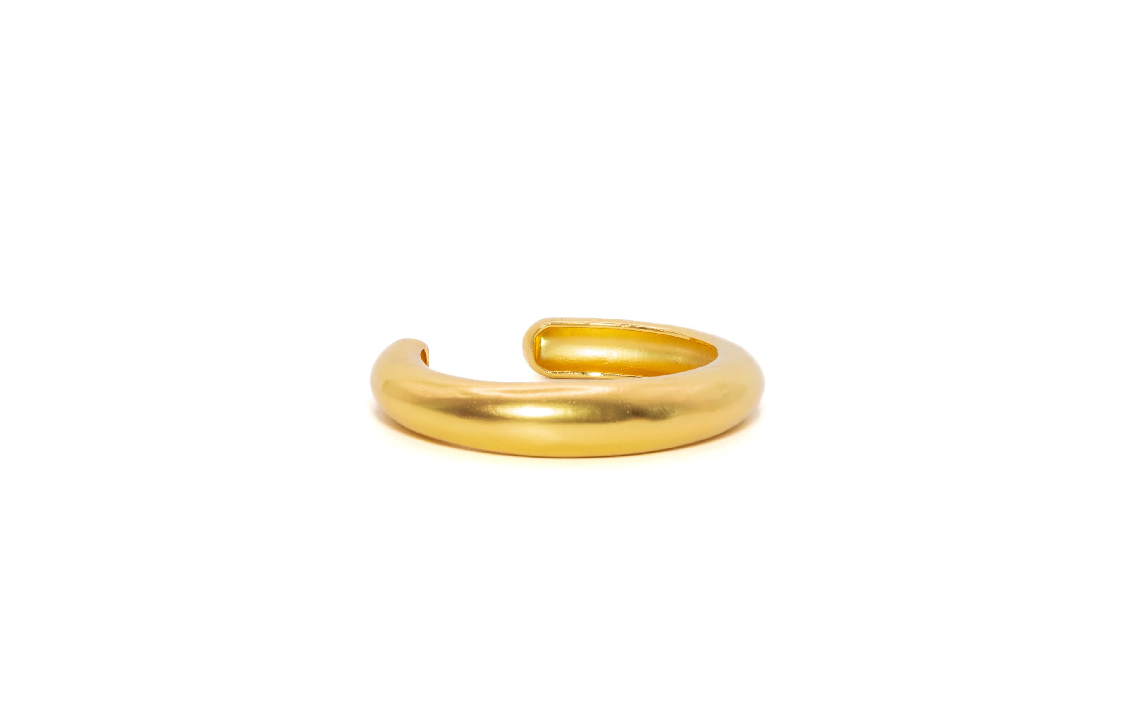 FUERZA GOLD-PLATED CUFF BRACELET