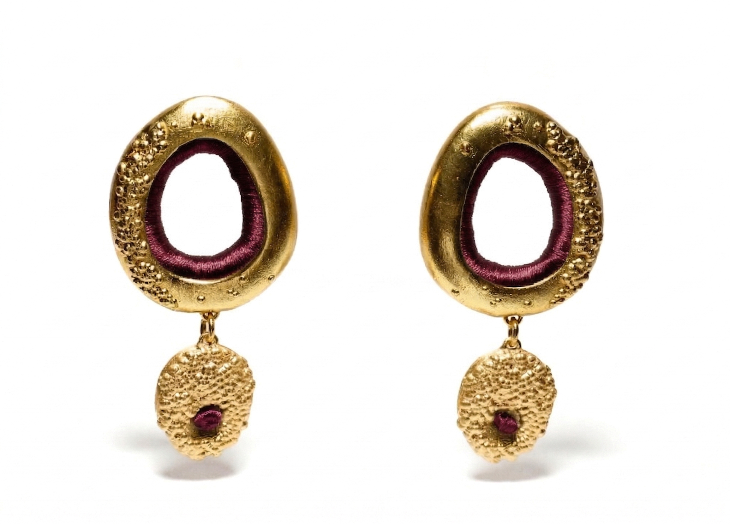 LOS DOS GOLD-PLATED EARRINGS