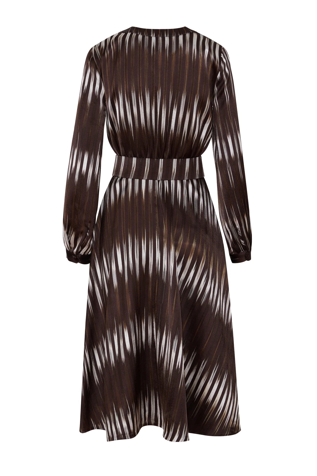 Ikat Kutnu Buttoned Midi Dress