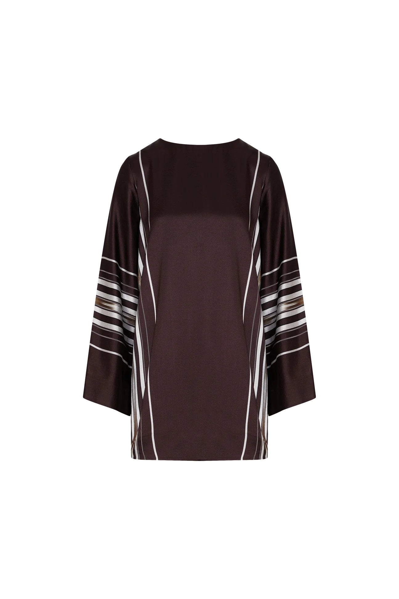 Ikat Kutnu Bell Sleeve Mini Dress