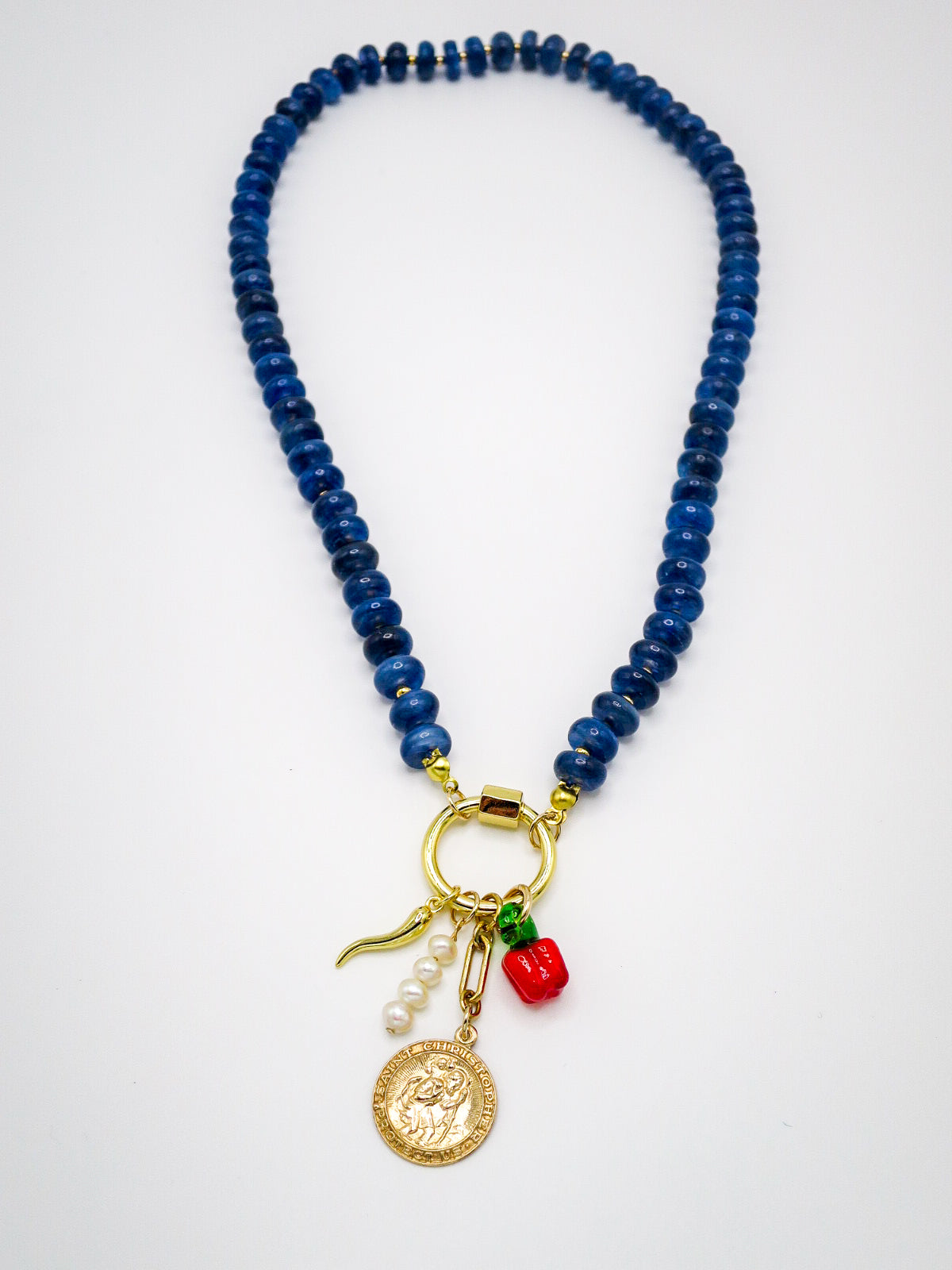 Kyanite Carabiner Necklace