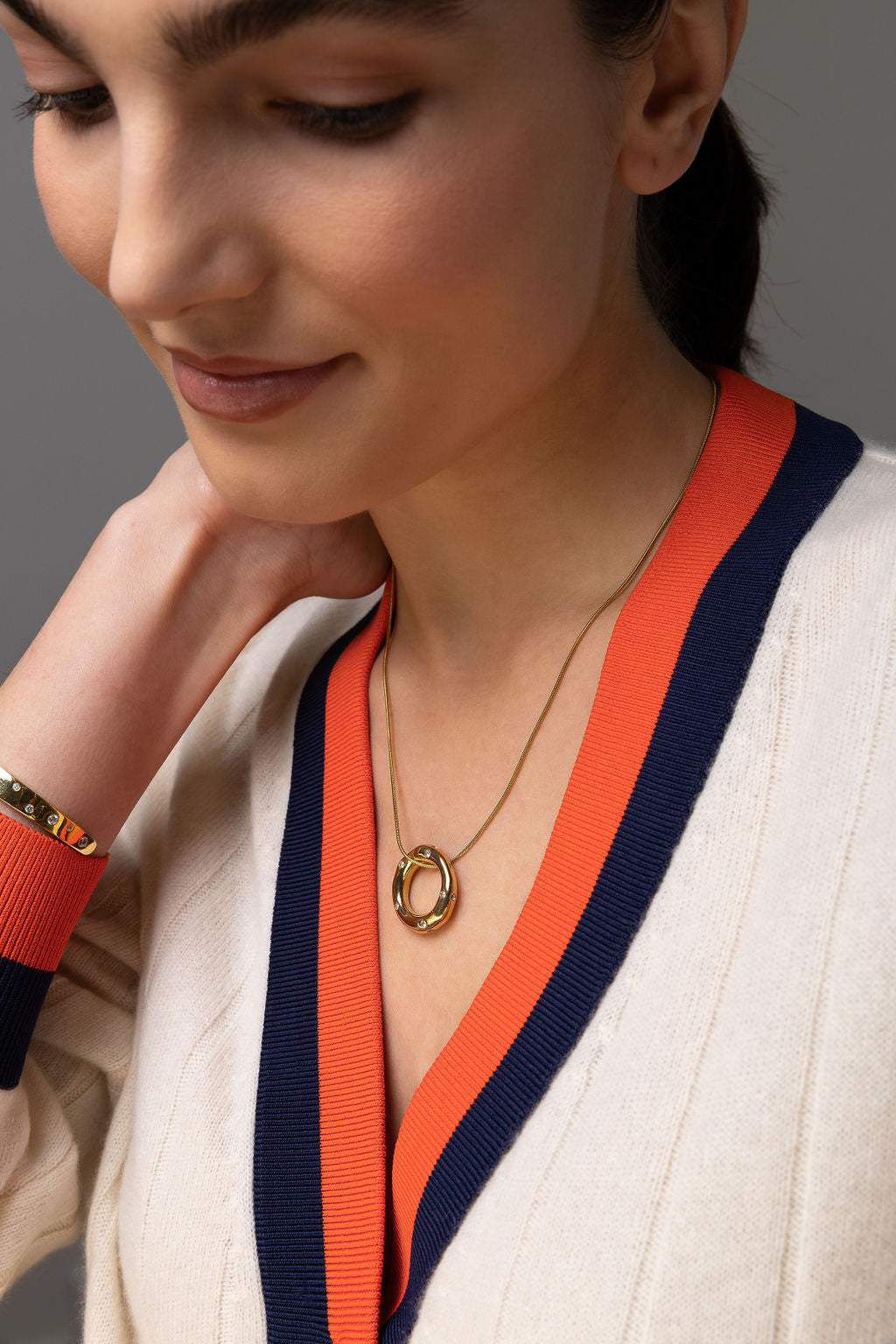 Evolution Ring Necklace
