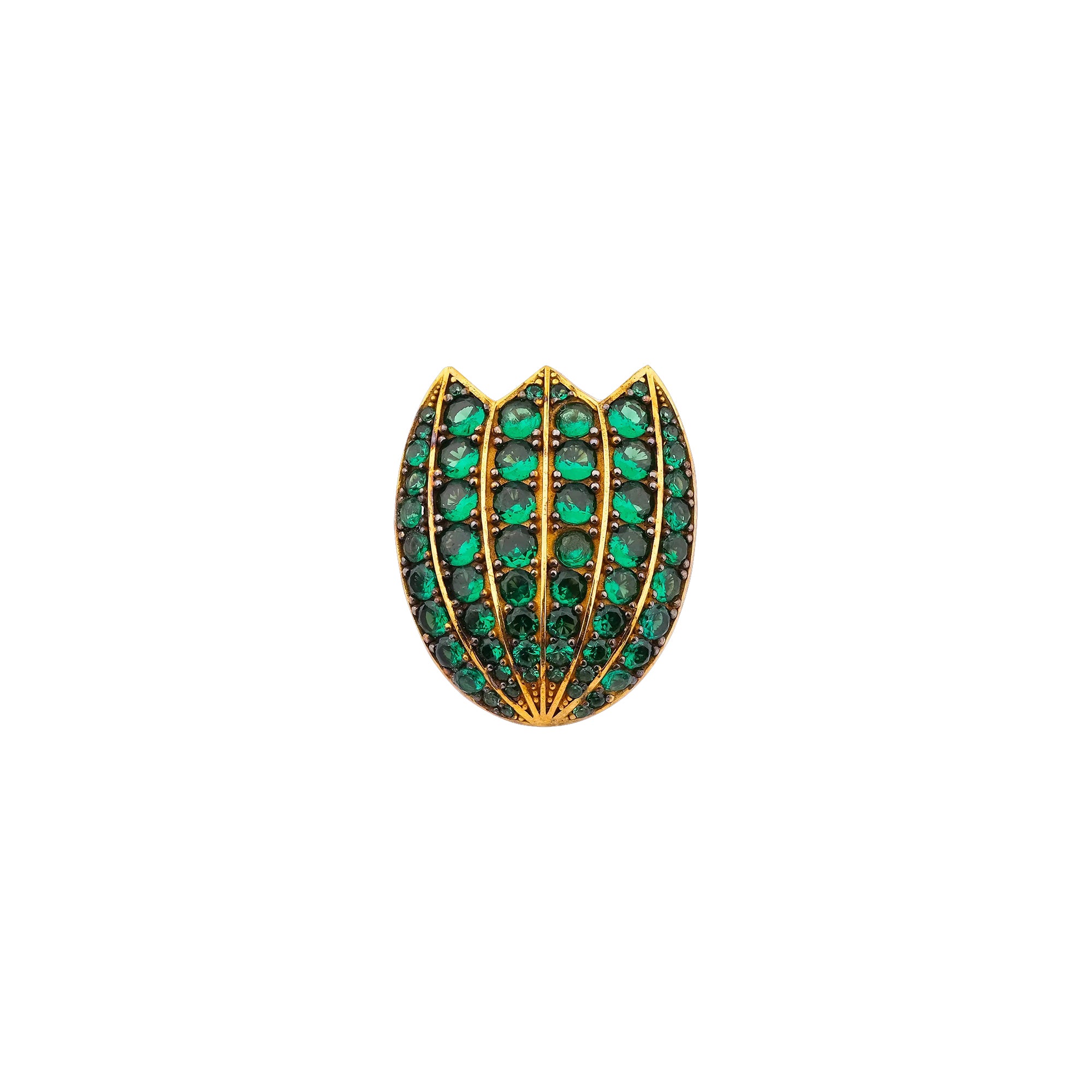 Lalezar Green Necklace/Brooch