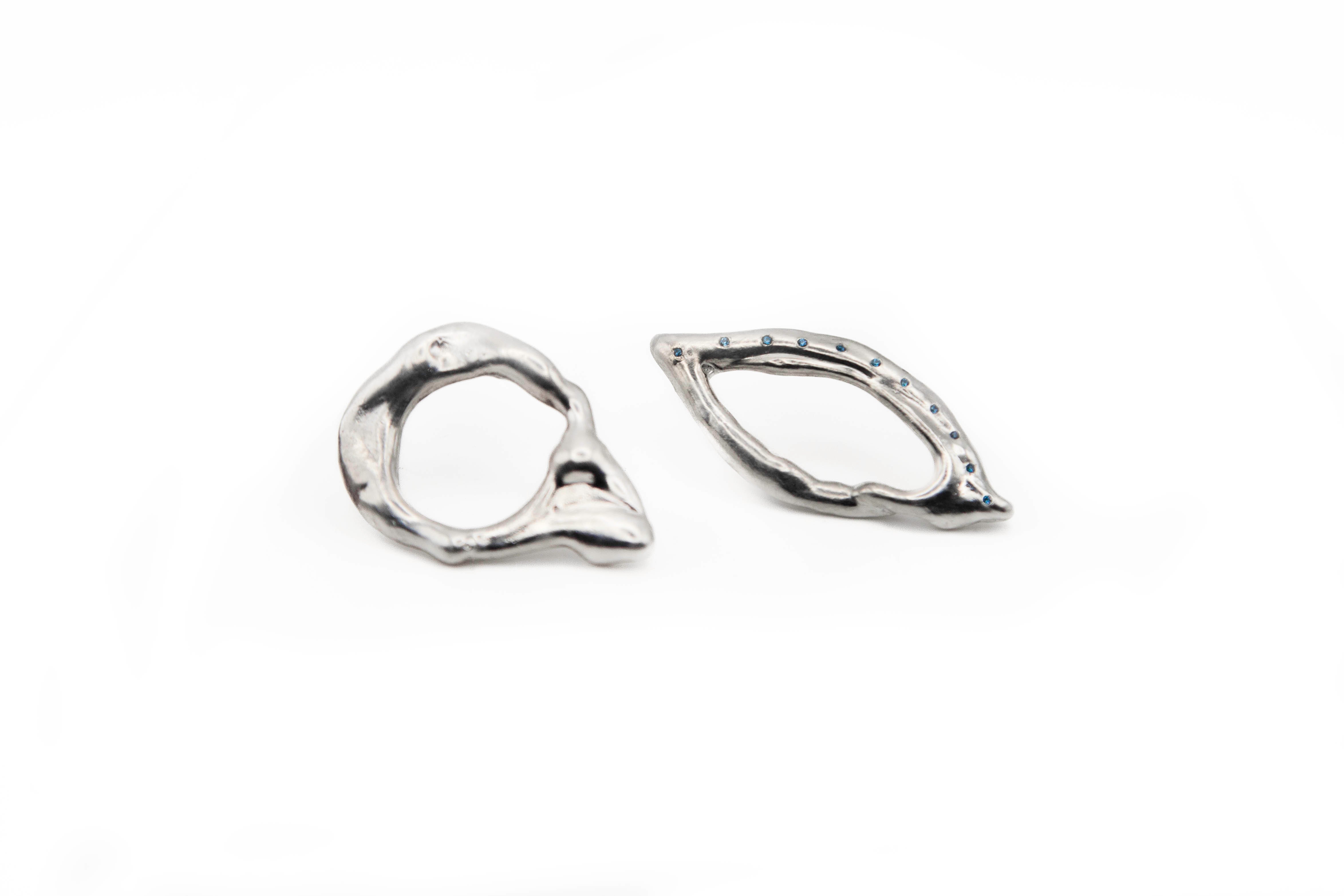 MELT 925 Sterling Silver Earrings
